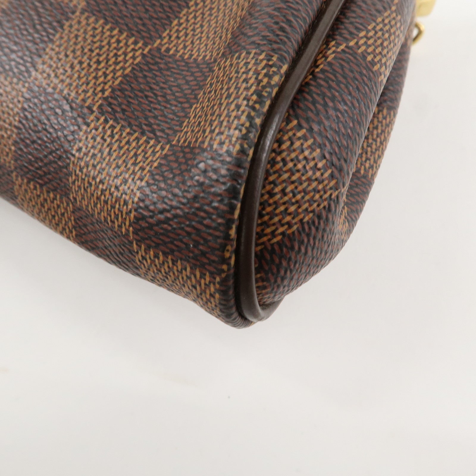 Louis Vuitton Damier Eva 2Way Hand Bag Shoulder Bag Damier Ebene N55213 Used