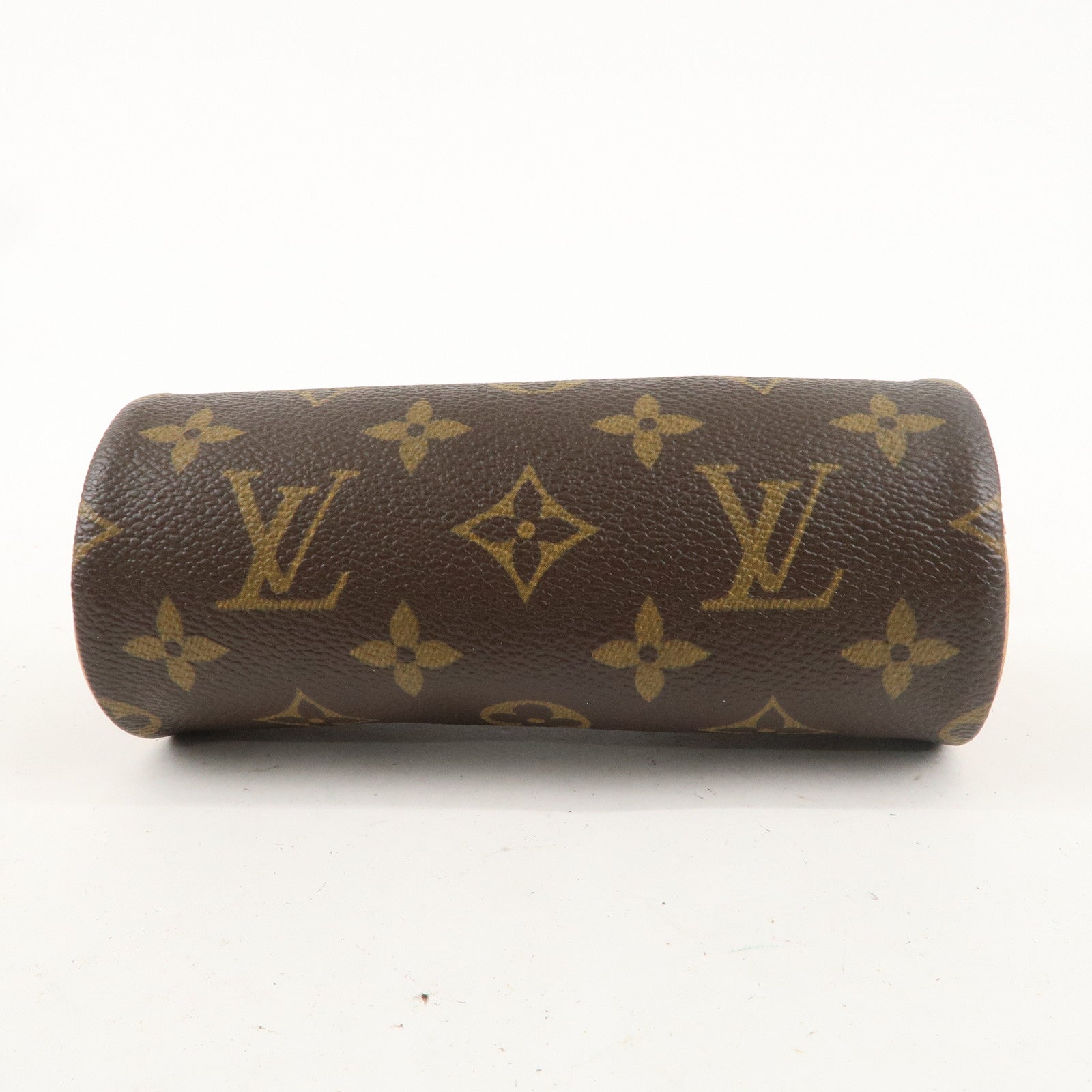 Louis Vuitton Monogram Papillon 30 Hand Bag 
Pouch Brown M51385