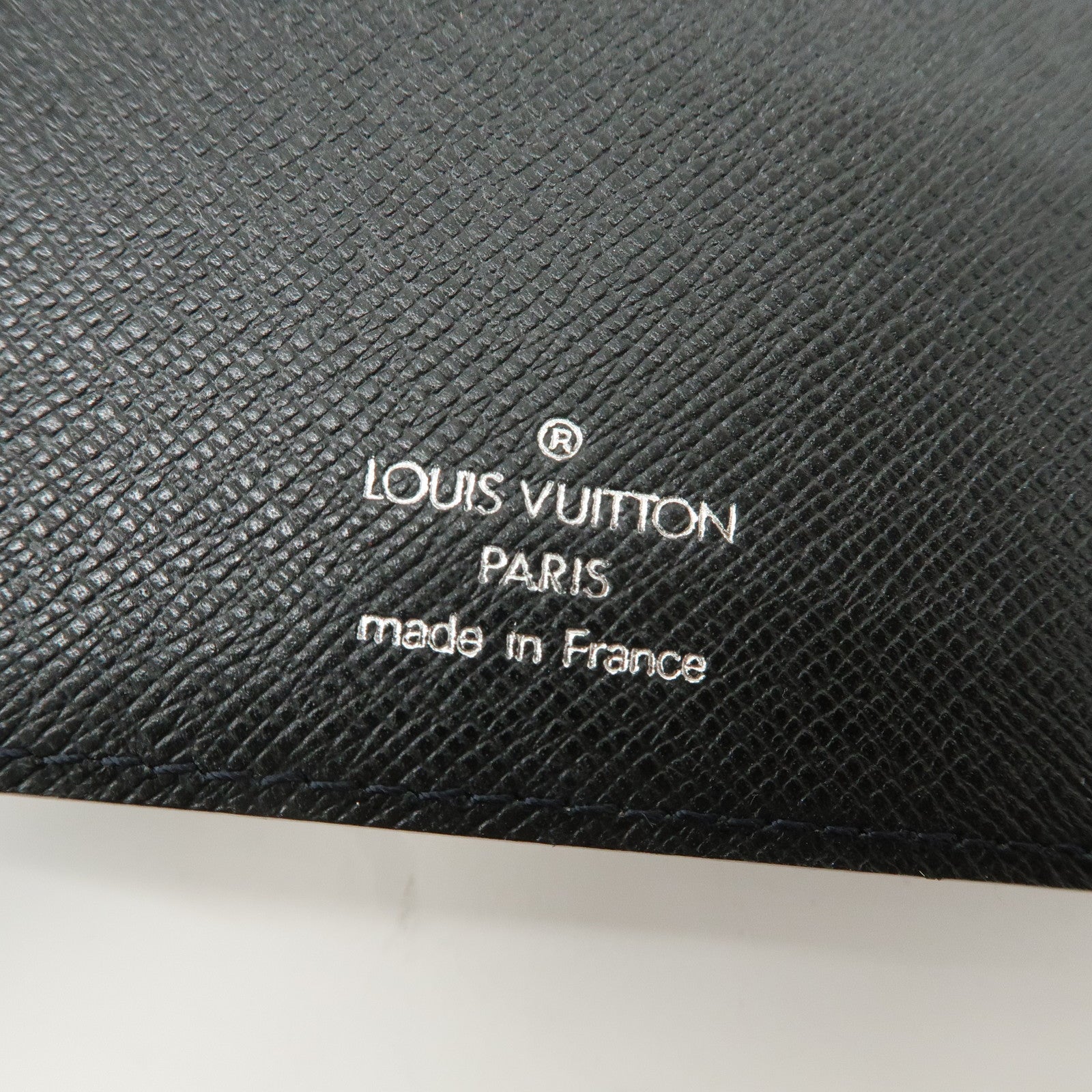 Louis Vuitton Epi Agenda MM Planner Cover Noir Black R20202 Used