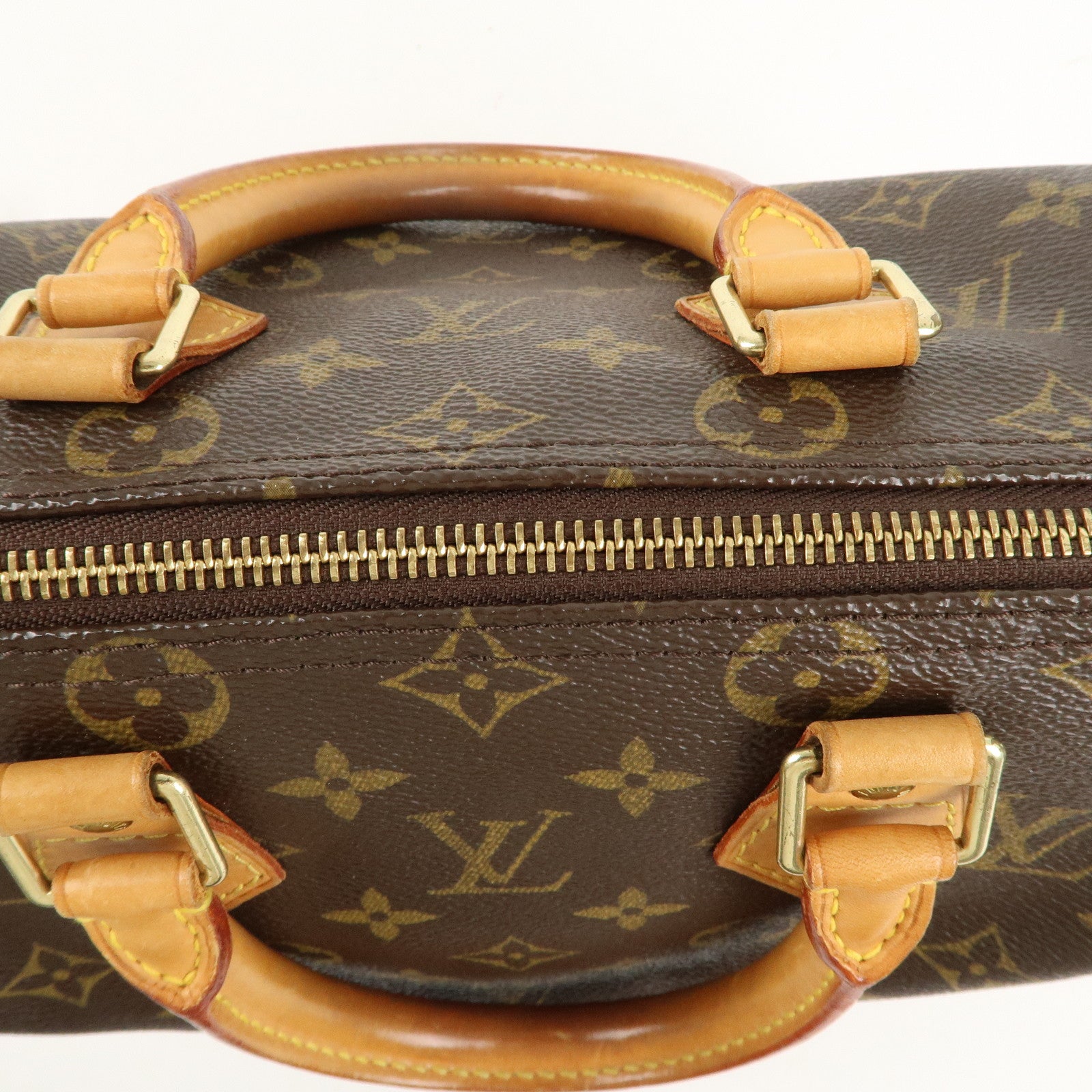 Louis Vuitton Monogram Speedy 25 Hand Bag Boston Bag M41528