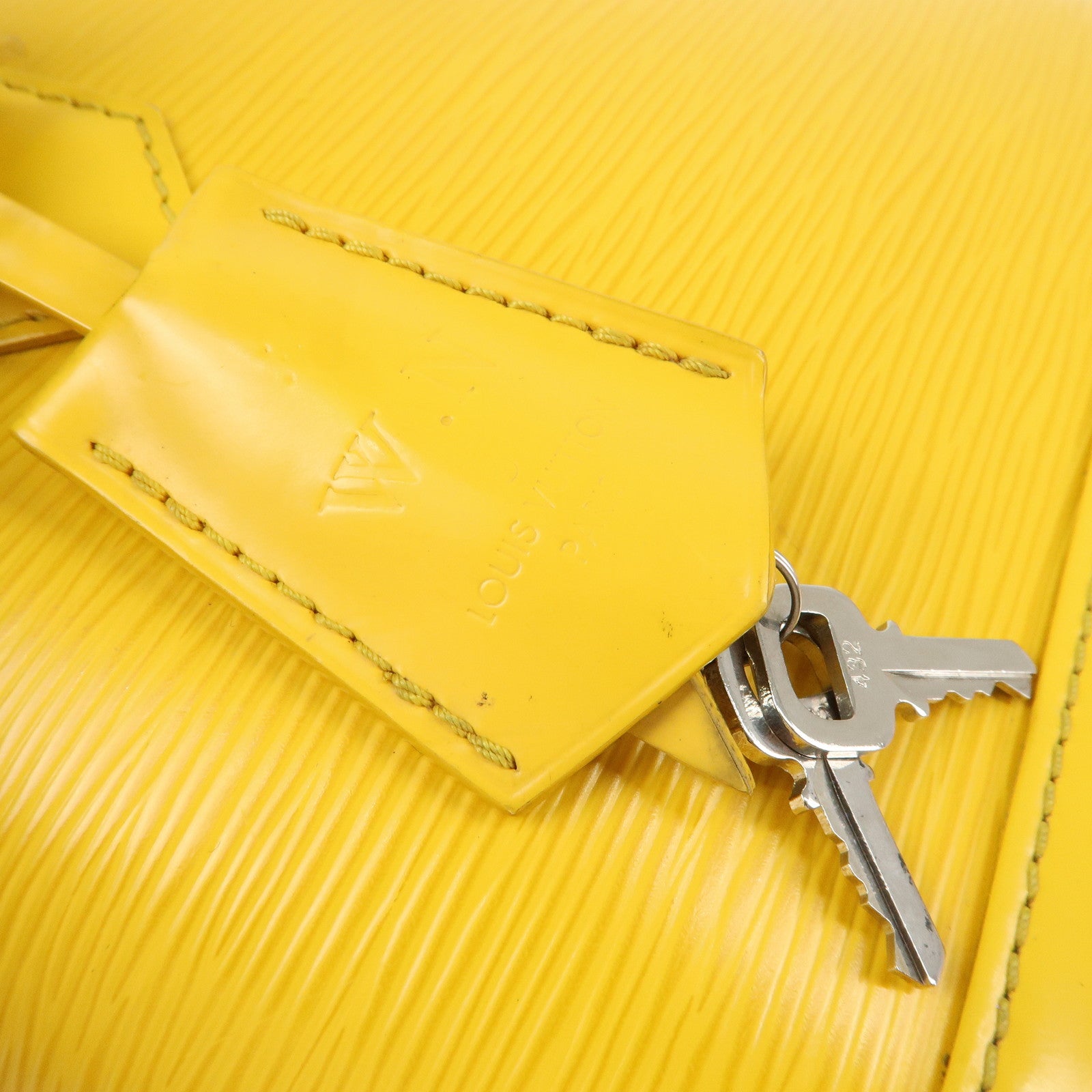 Louis Vuitton Epi Alma BB Hand Bag Citron M40866