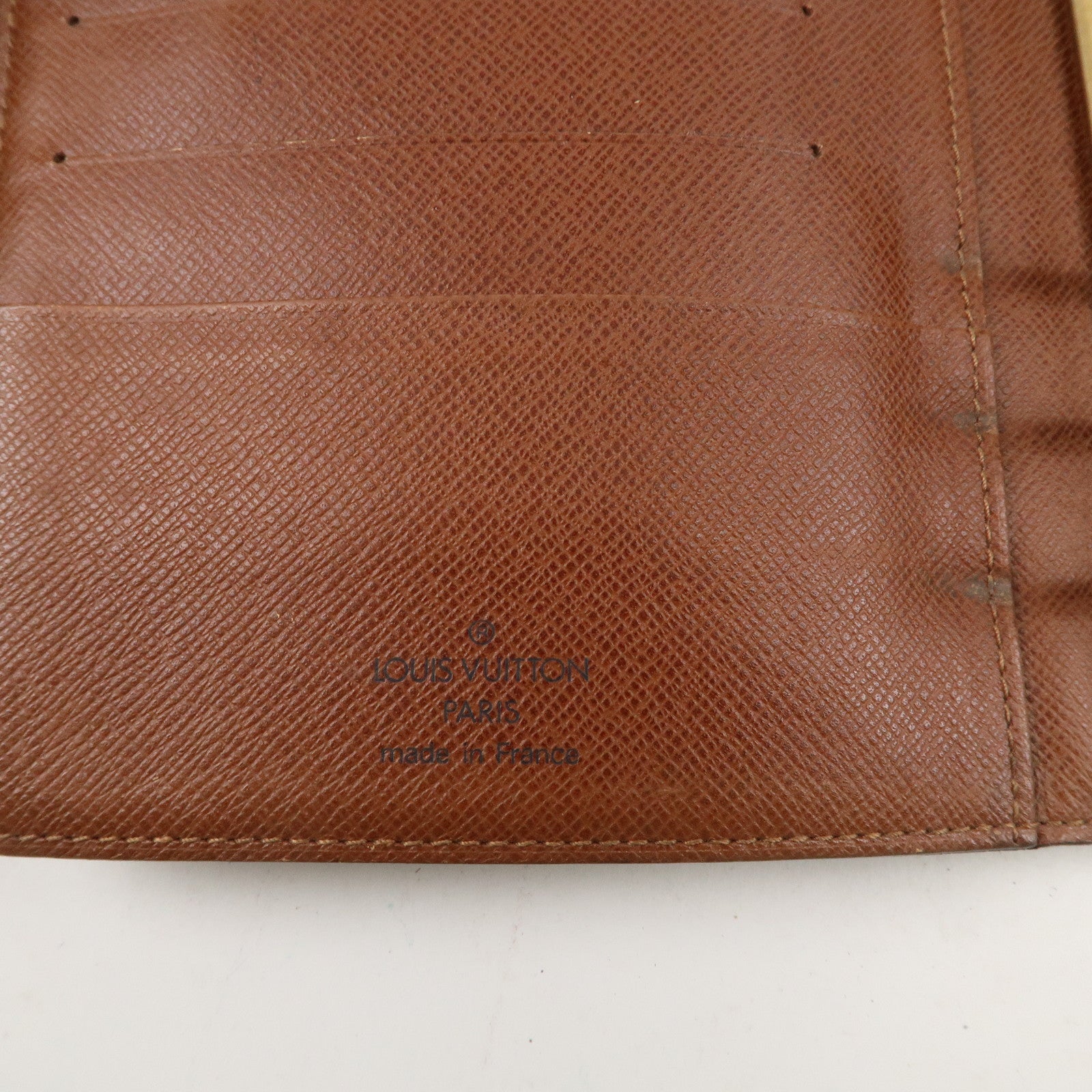 Louis Vuitton Monogram Agenda MM Planner Cover Brown R20004