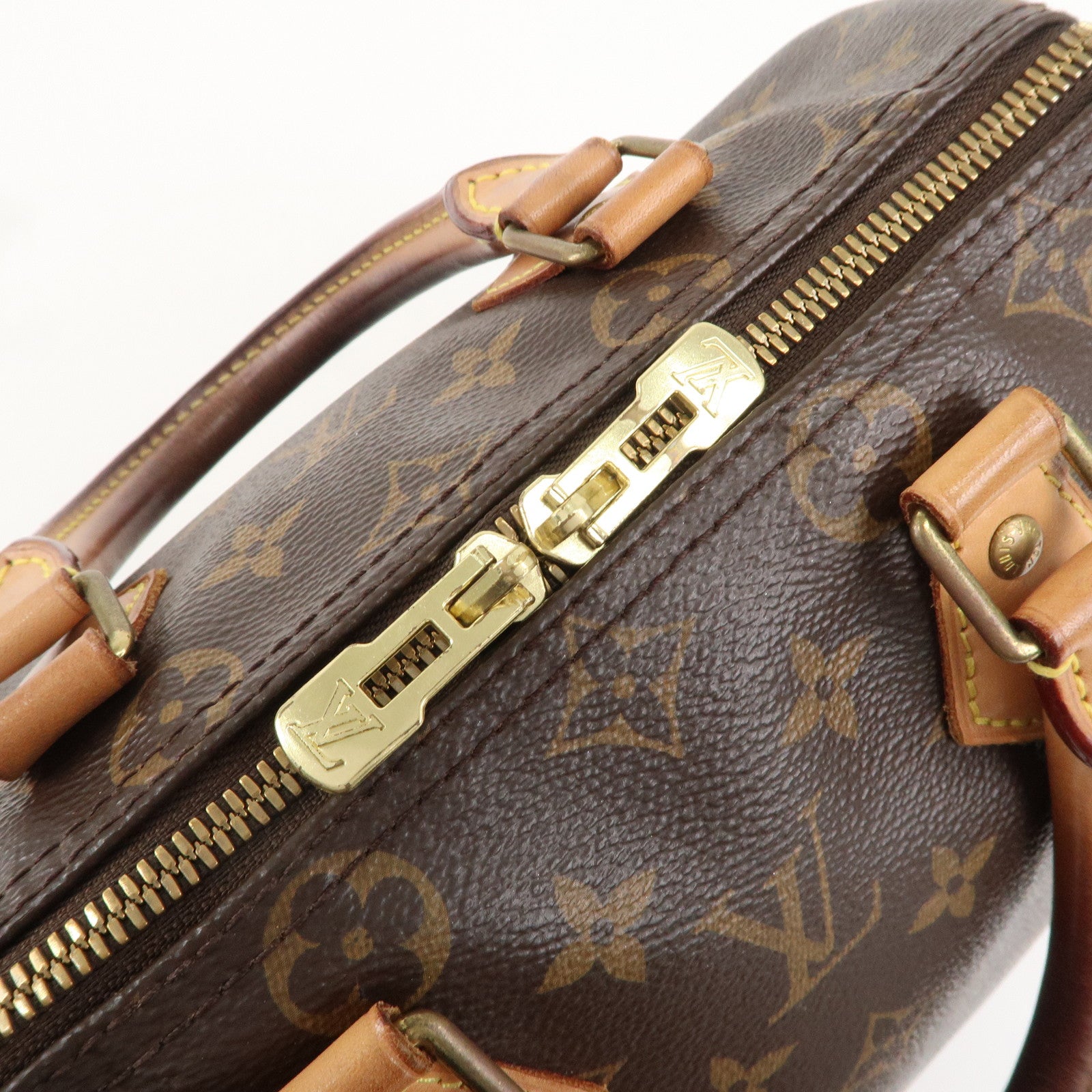 Louis Vuitton Monogram Speedy Bandouliere 25 Brown M41113