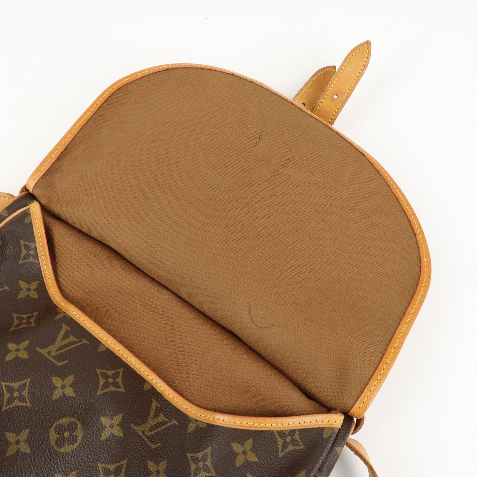 Louis Vuitton Monogram Saumur 30 Crossbody Bag Brown M42256 Used