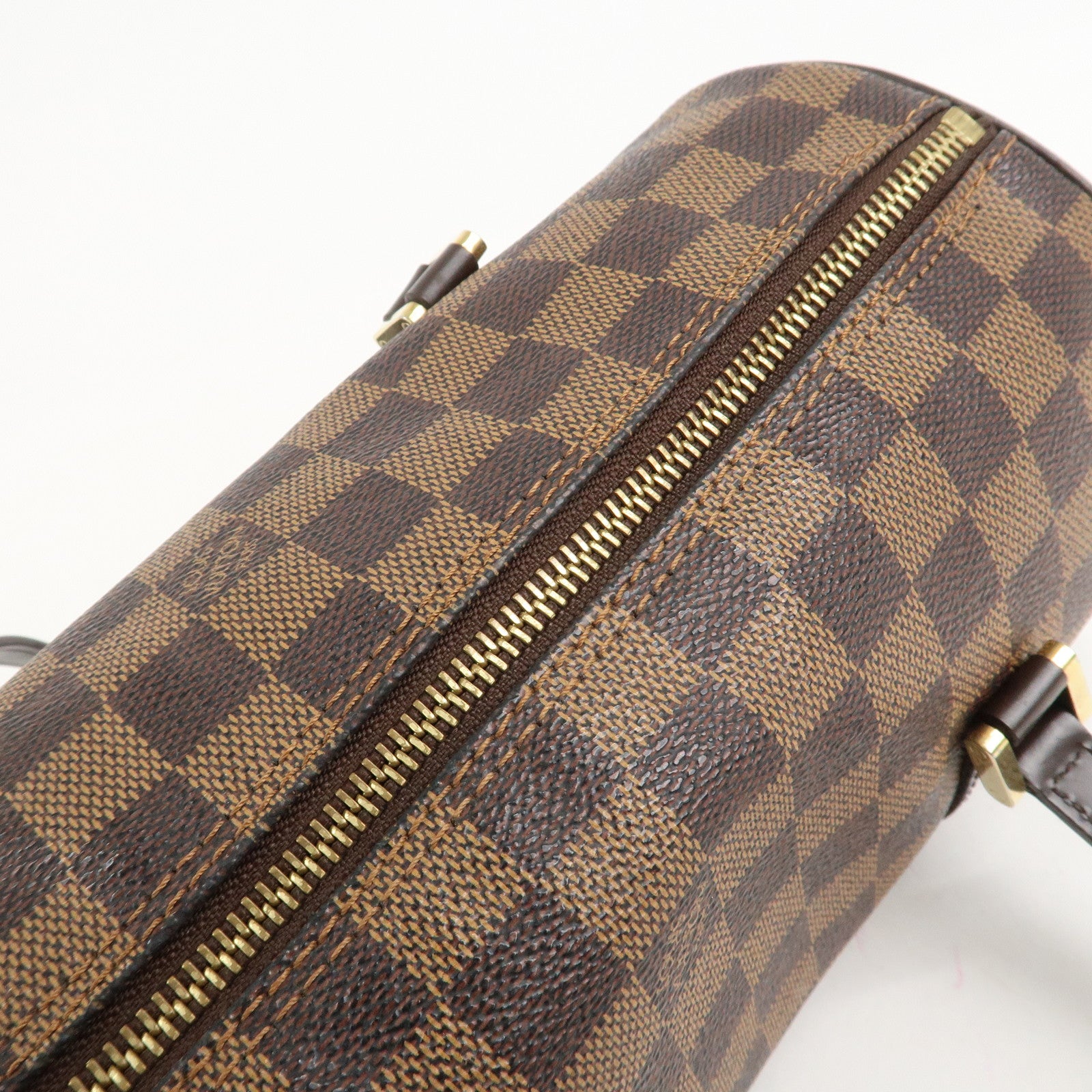 Louis Vuitton Damier Ebene Papillon 26 Hand Bag Brown N51304