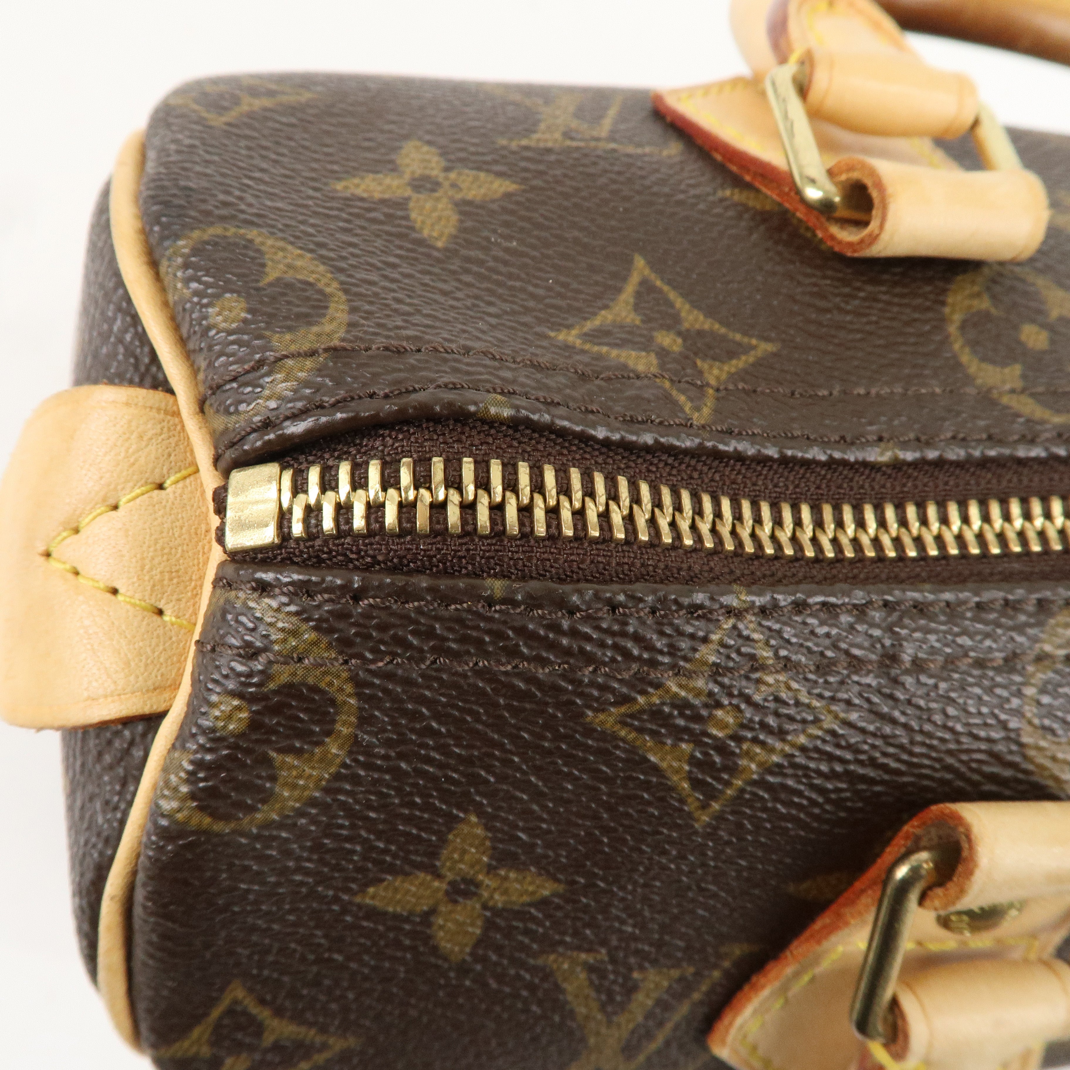 Louis Vuitton Monogram Speedy 25 Hand Bag Boston Bag M41528