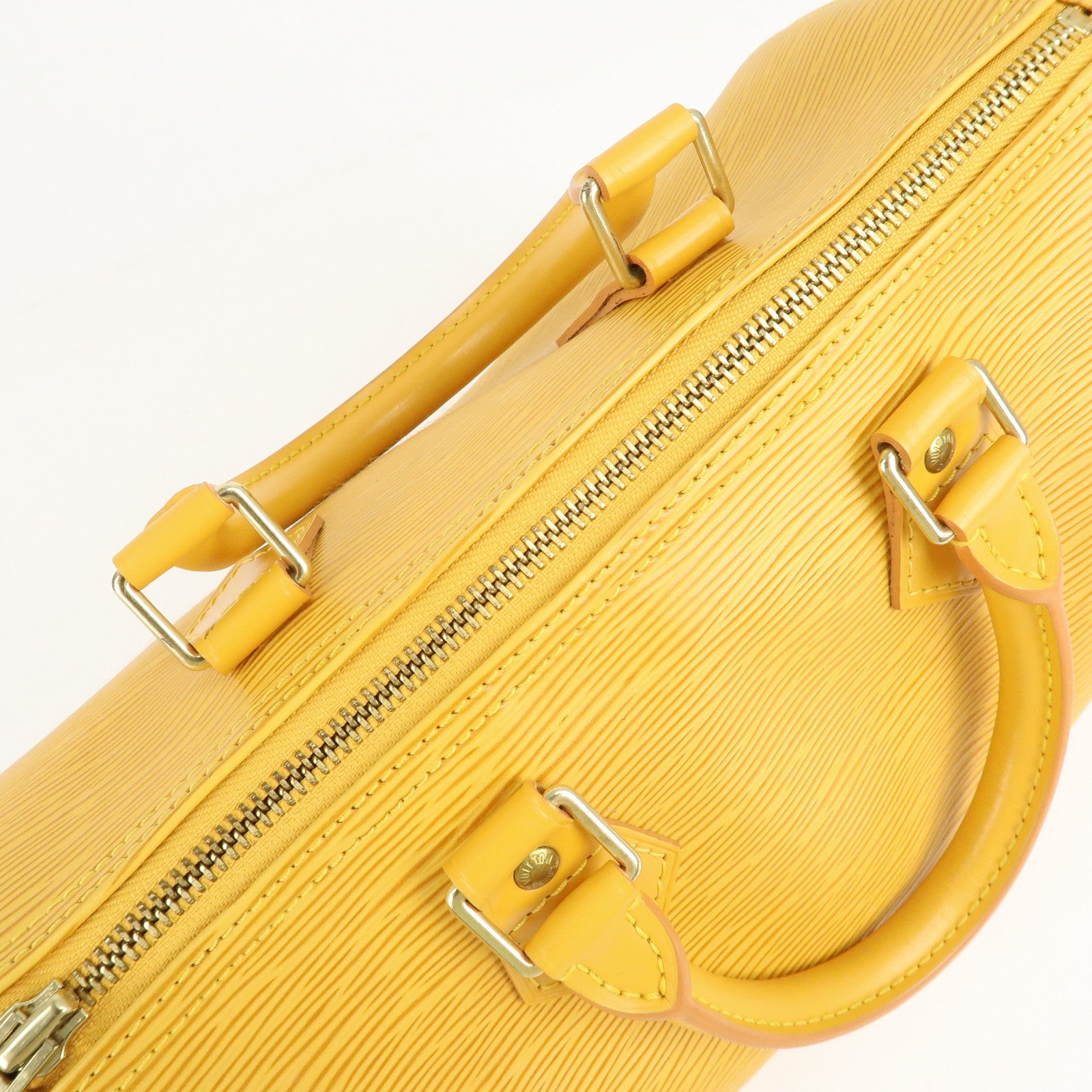 Louis Vuitton Epi Speedy 25 Boston Bag Hand Bag Yellow M43019 Used