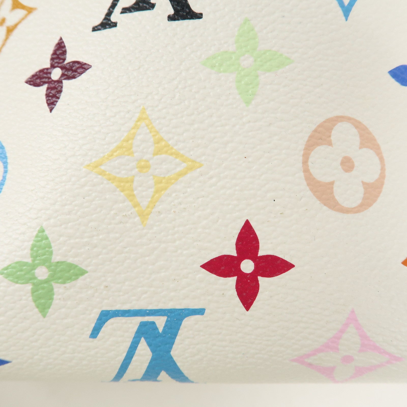 Louis Vuitton Monogram Multicolor Audra Hand Bag Blanc M40047