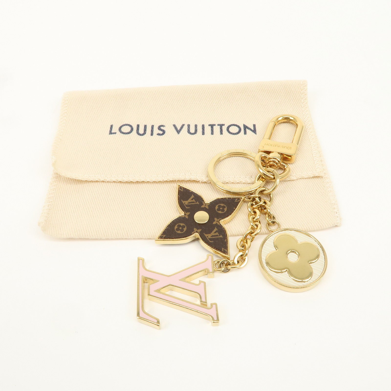 Louis Vuitton Porte Cles Spring Street Bag Charm Gold M69008