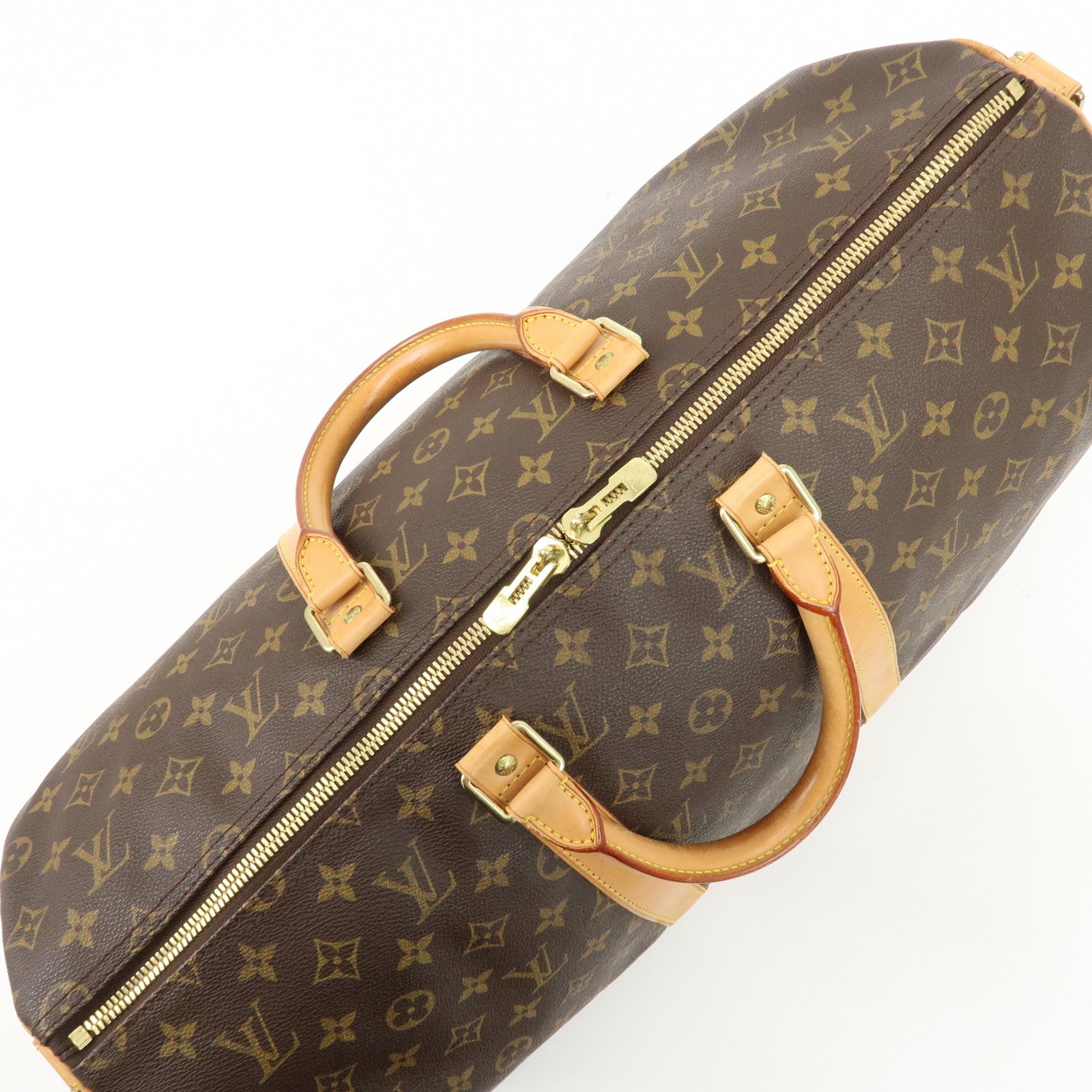 Louis Vuitton Monogram Keep All Bandouliere 50 Boston Bag M41416 Used