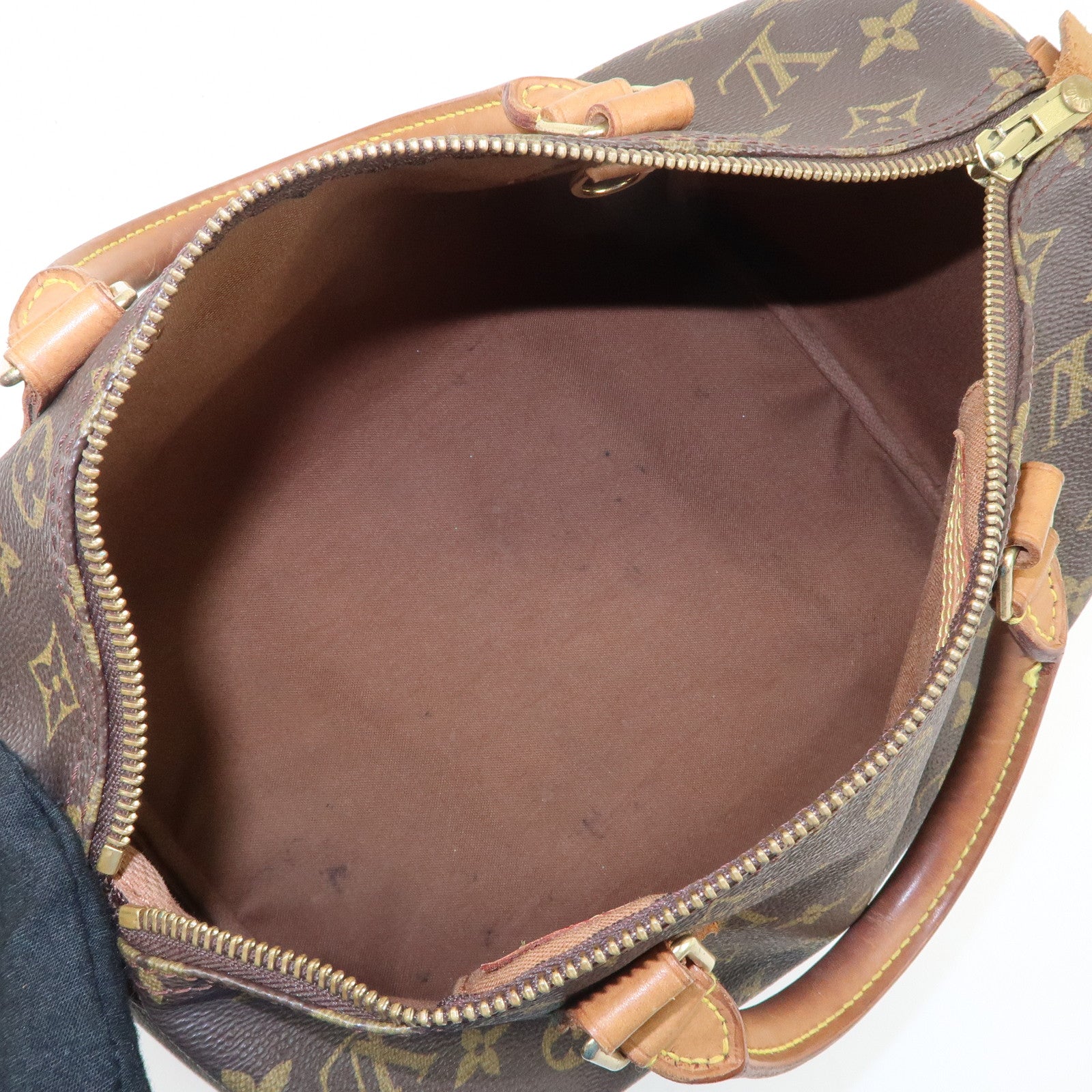 Louis Vuitton Monogram Speedy 30 Hand Bag Boston Bag M41526 Used