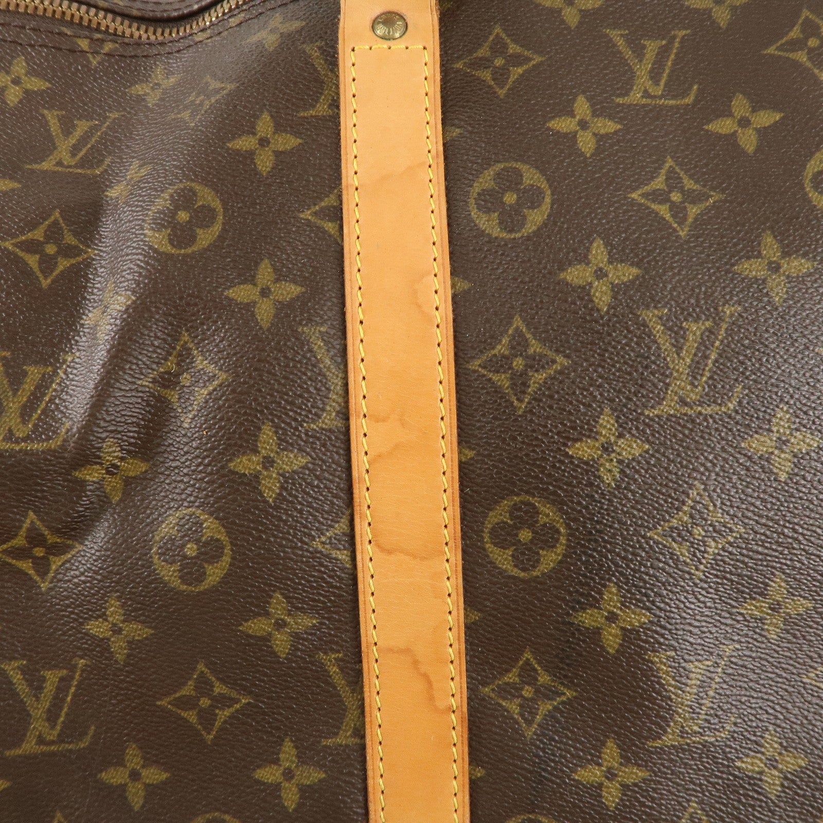 Louis Vuitton Monogram Keep All Bandouliere 55 Boston Bag M41414