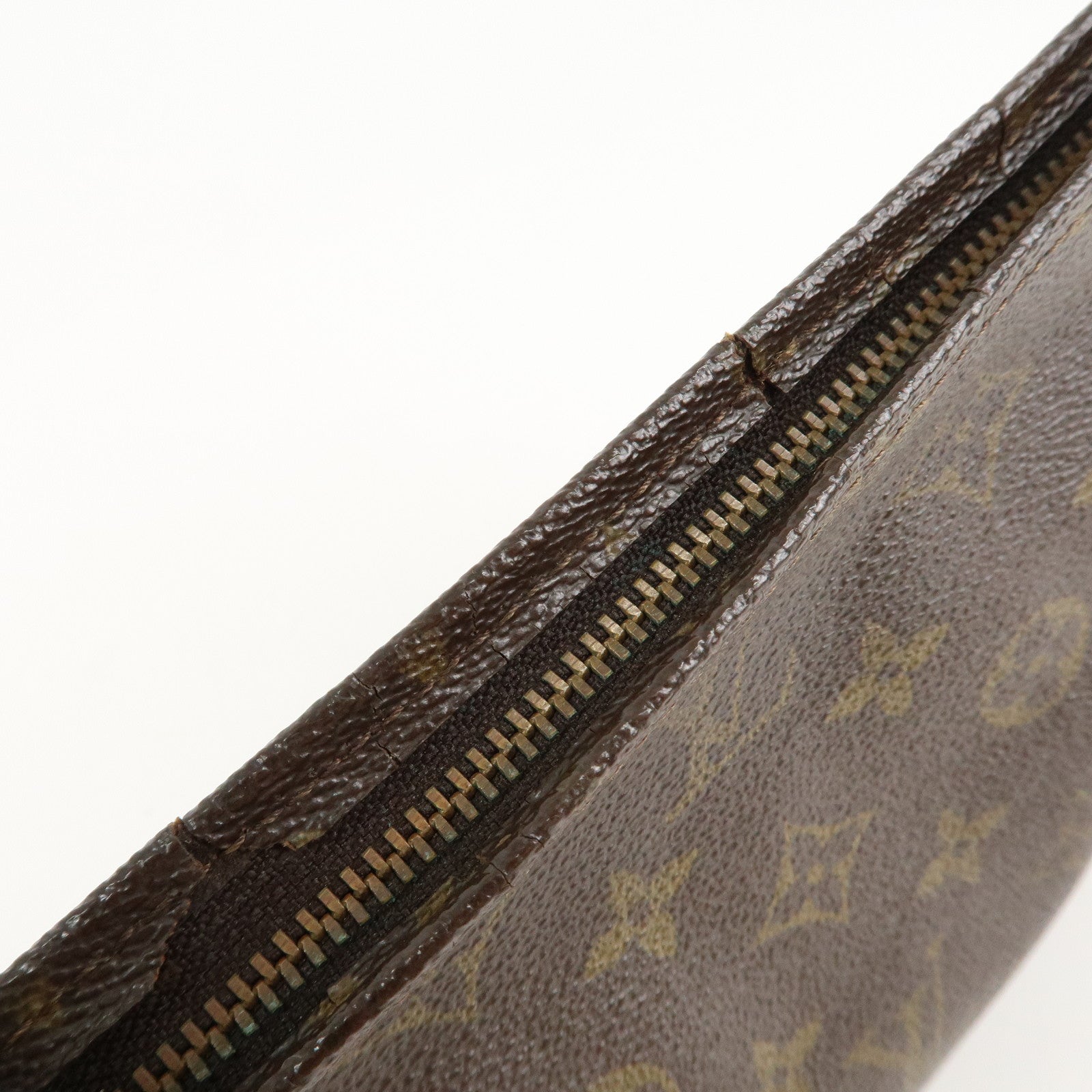 Louis Vuitton Monogram Set of 2 Pochette Pouch Brown M47542 M51935 Used