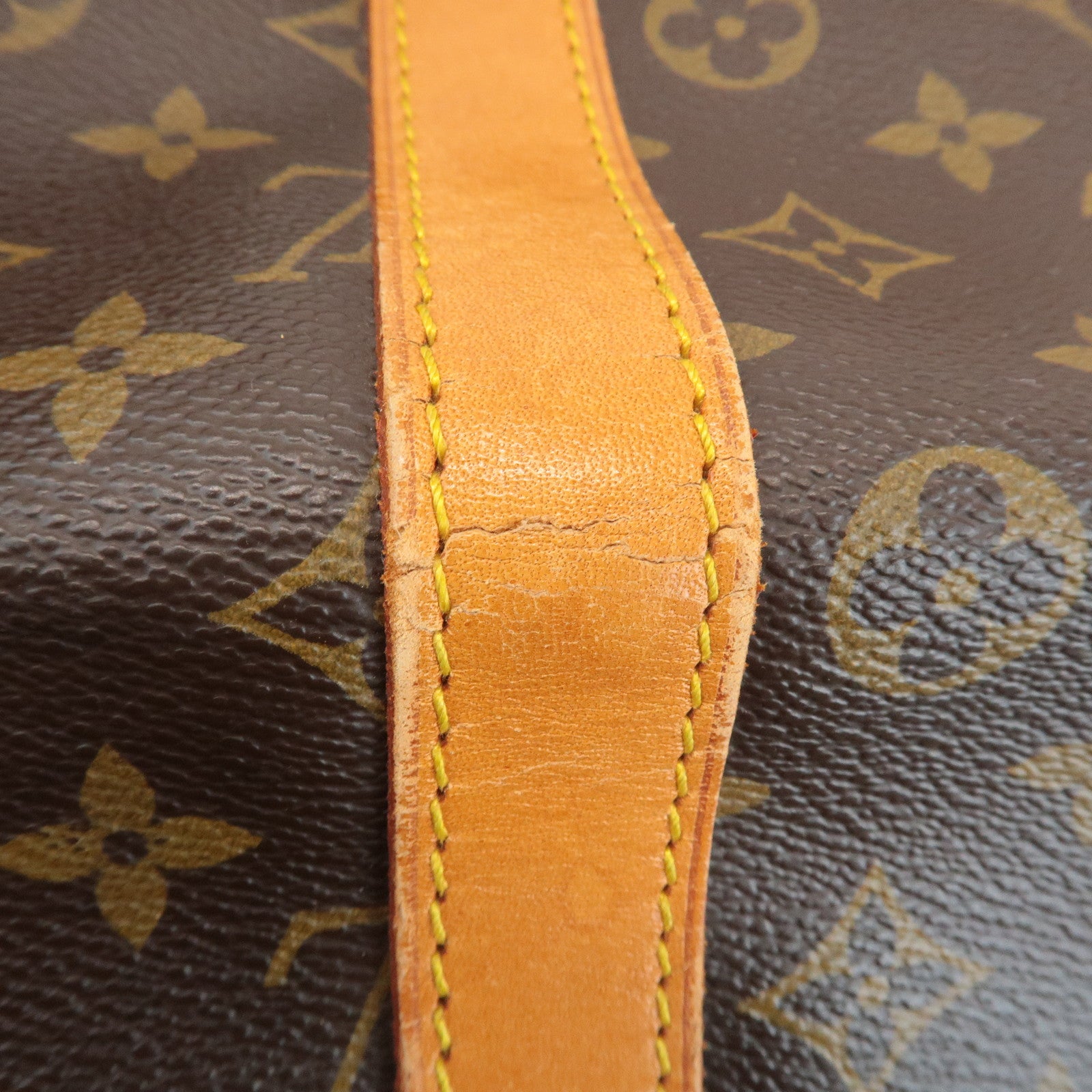 Louis Vuitton Monogram Keep All 55 Boston Bag Brown M41424 Used