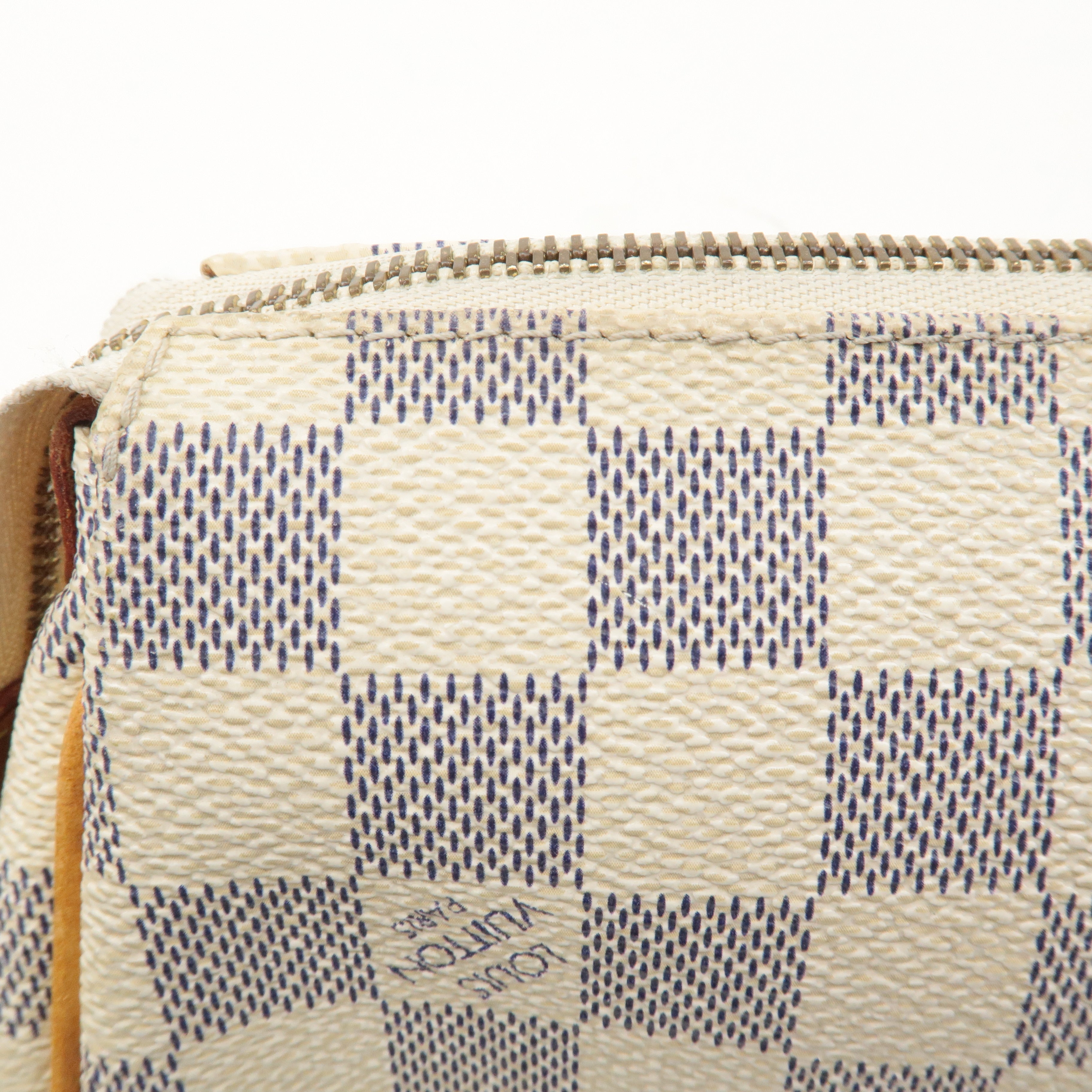 Louis Vuitton Damier Azur Eva 2 Way Pouch Shoulder Bag N55214