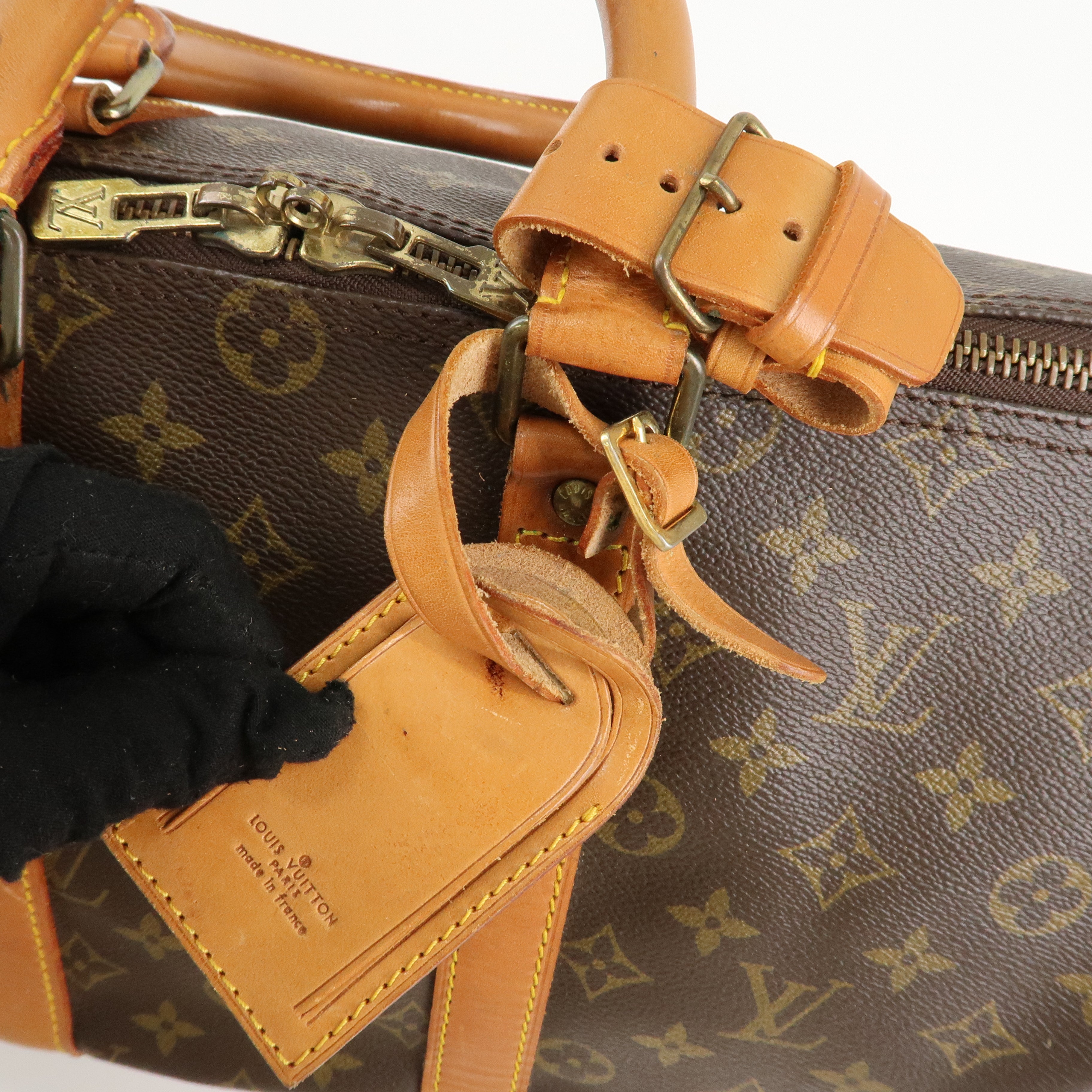 Louis Vuitton Monogram Keep All 45 Boston Bag M41428 Used