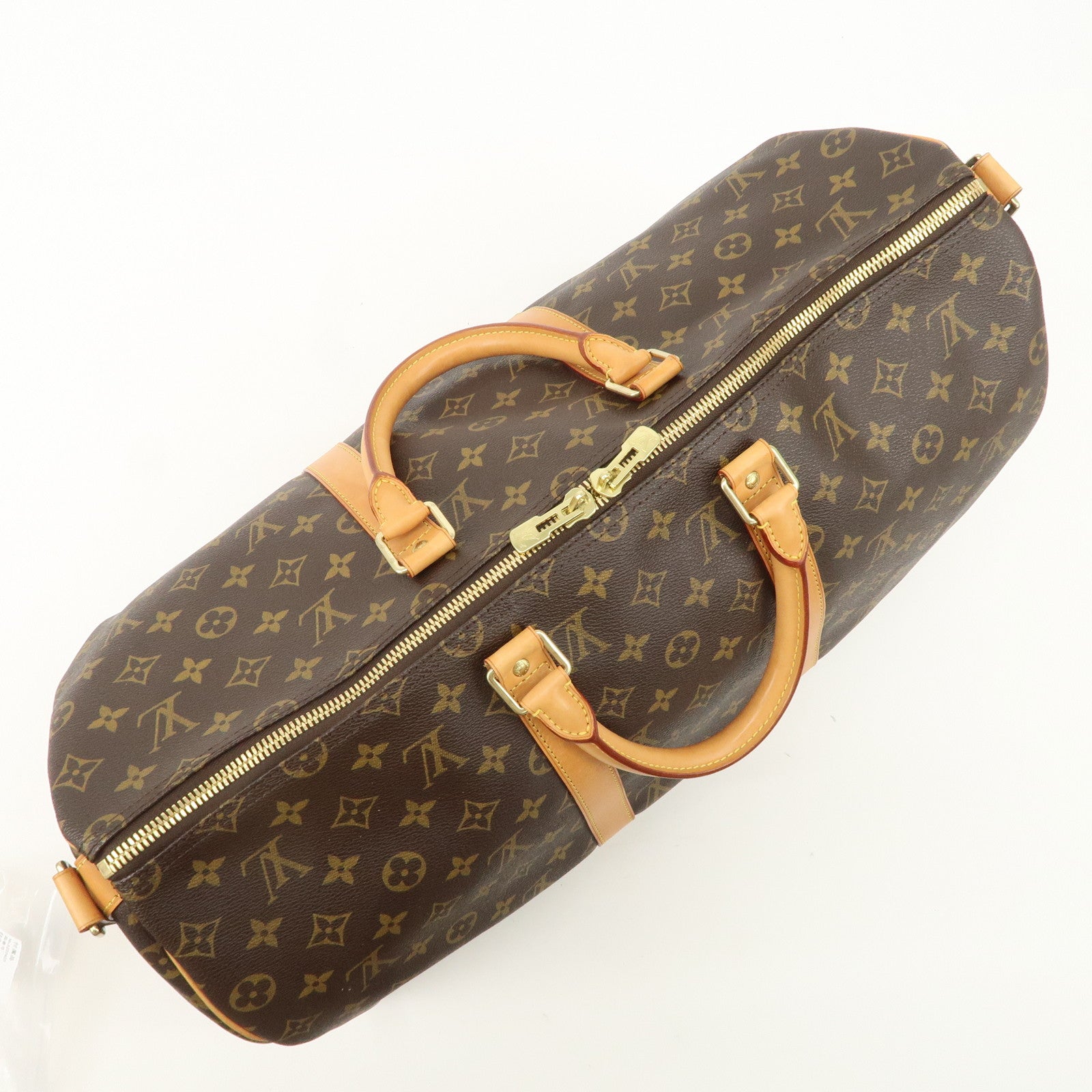 Louis Vuitton Monogram Keep All Bandouliere 50 Boston Bag M41416 Used