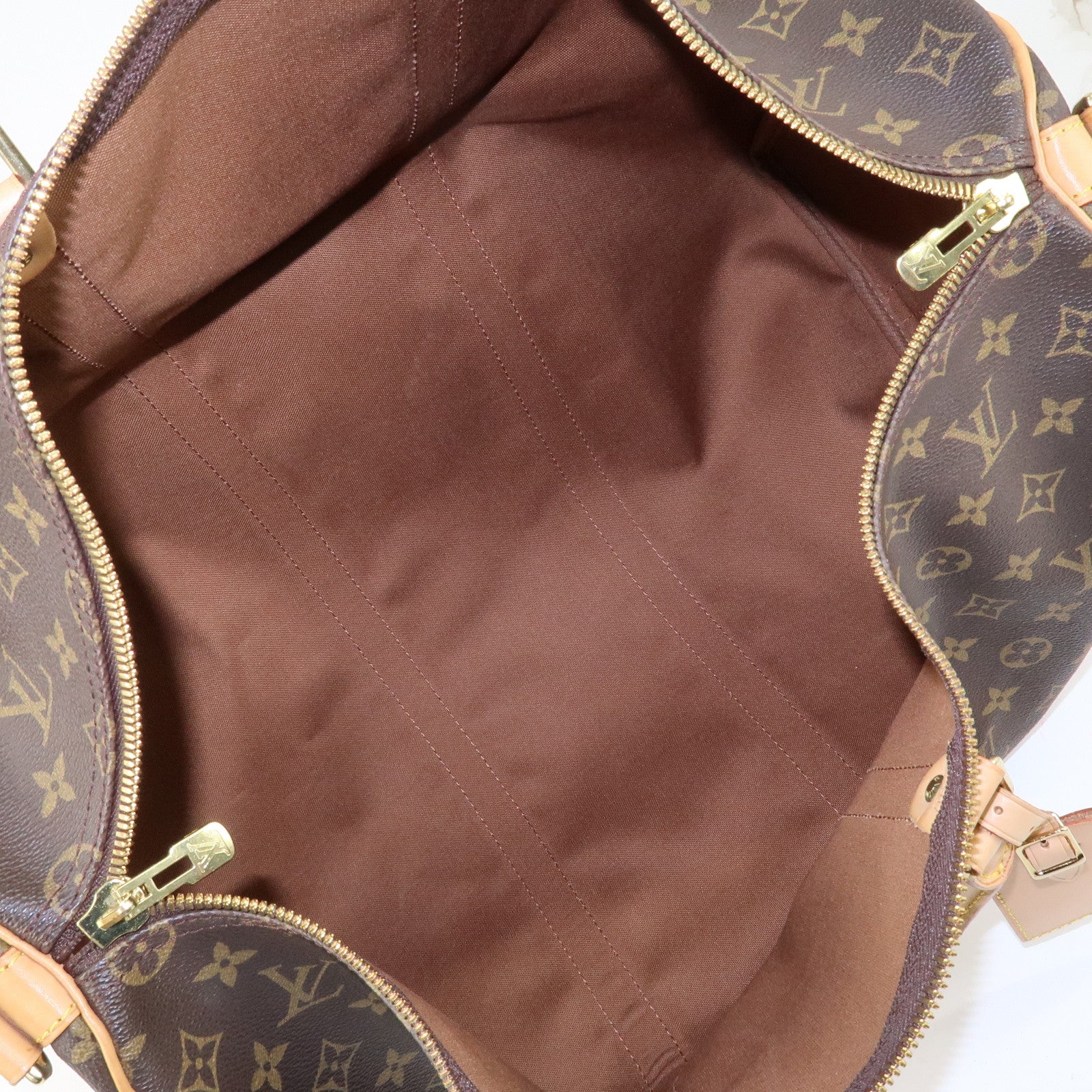 Louis Vuitton Monogram Keep All Bandouliere 50 Boston Bag M41416 Used