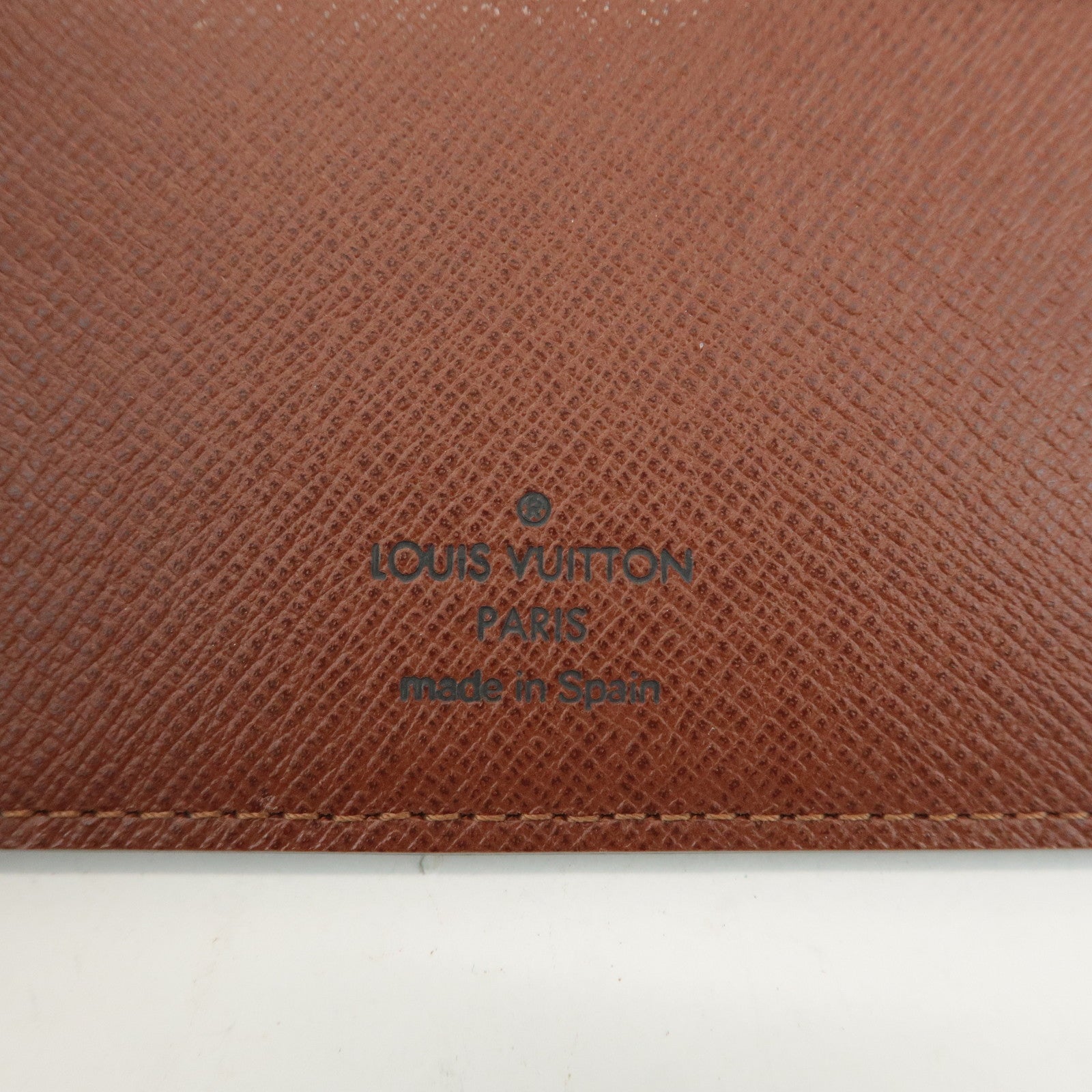 Louis Vuitton Monogram Agenda Bureau Planner Cover R20001 Used