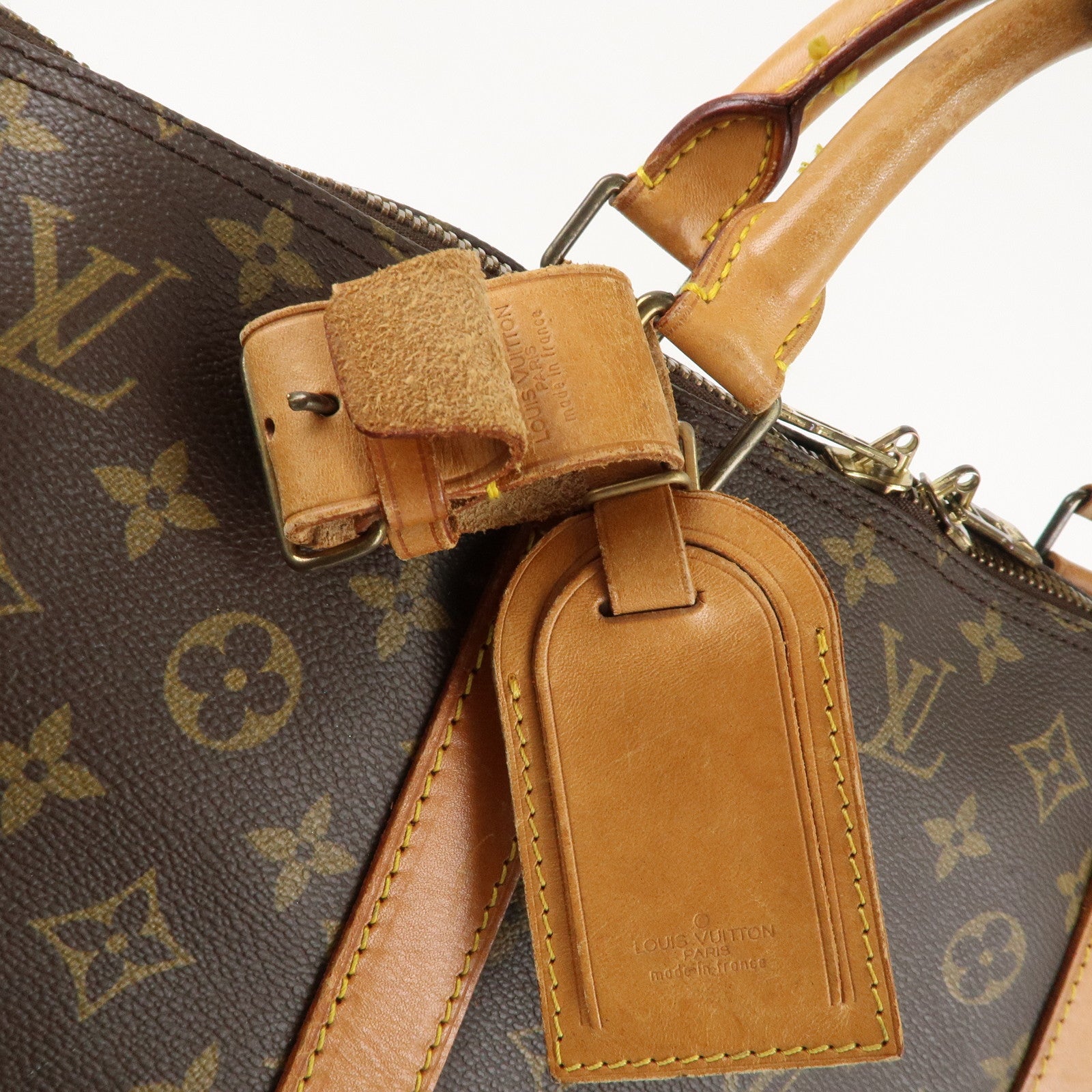 Louis Vuitton Monogram Keep All Bandouliere 60 Bag Brown M41412