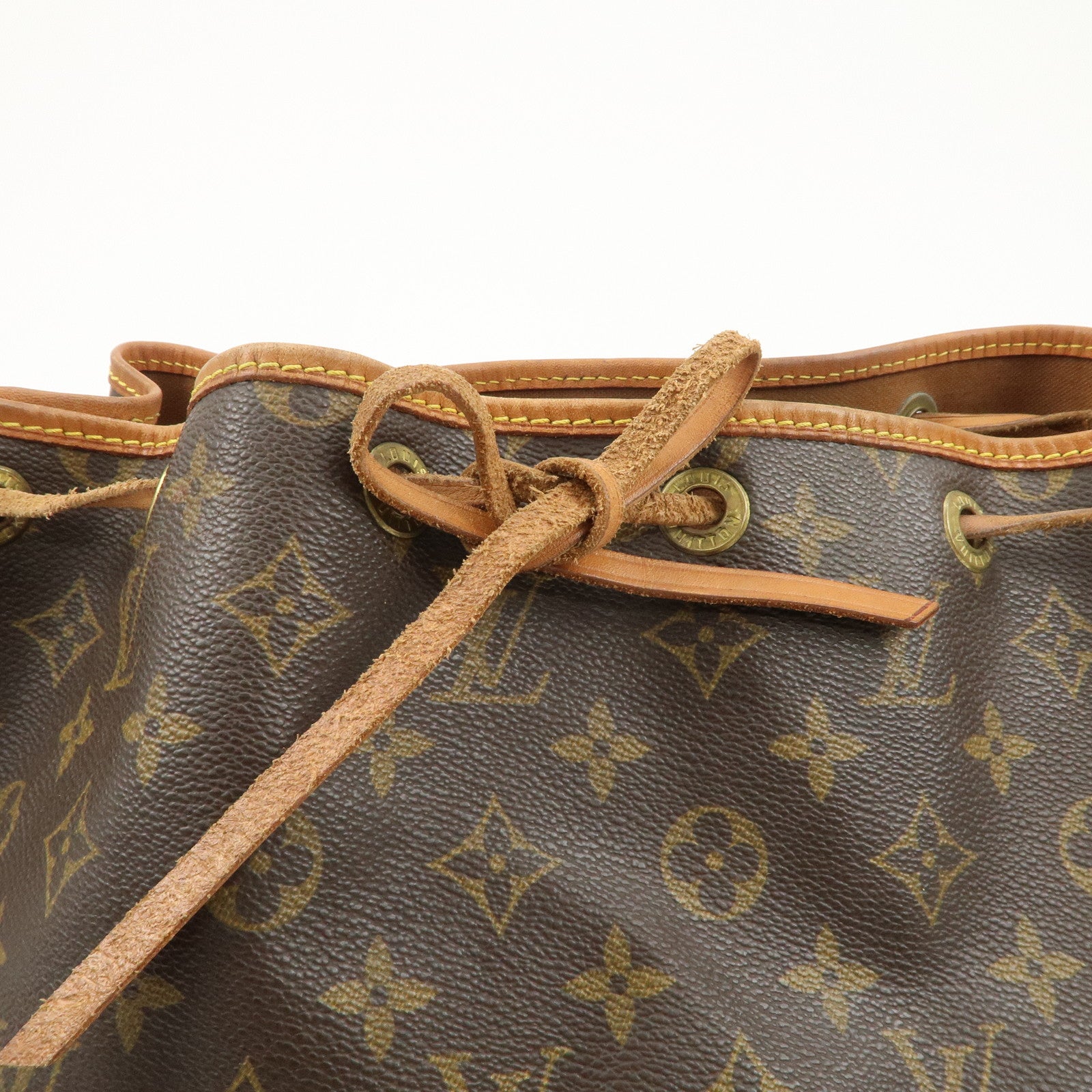 Louis Vuitton Monogram Petit Noe Shoulder Bag Brown M42226 Used