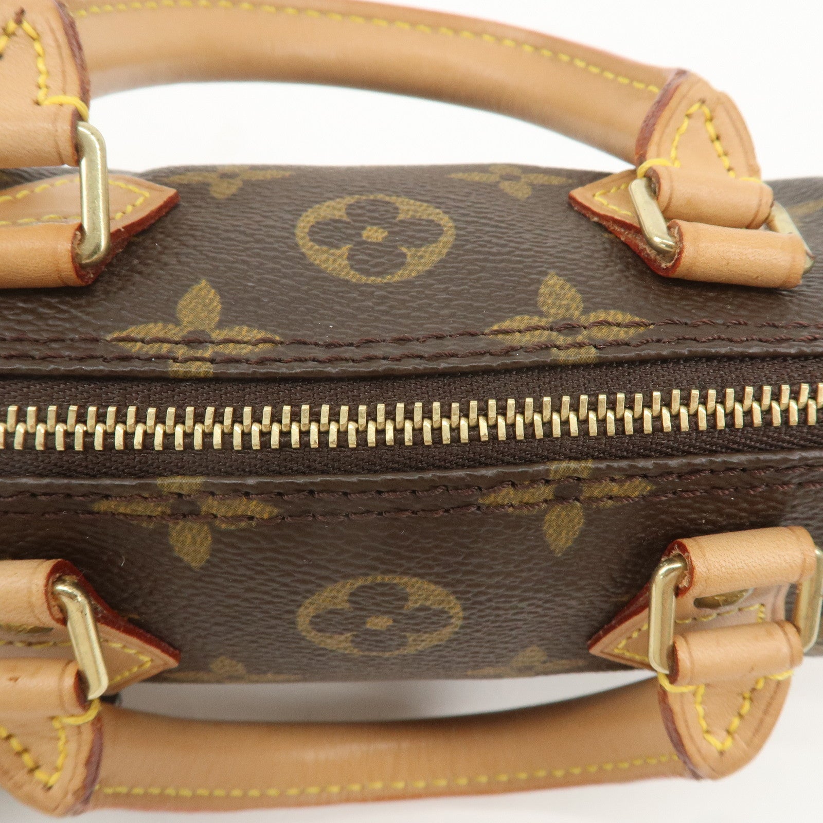 Louis Vuitton Monogram Mini Speedy 
Strap M41534 J00145