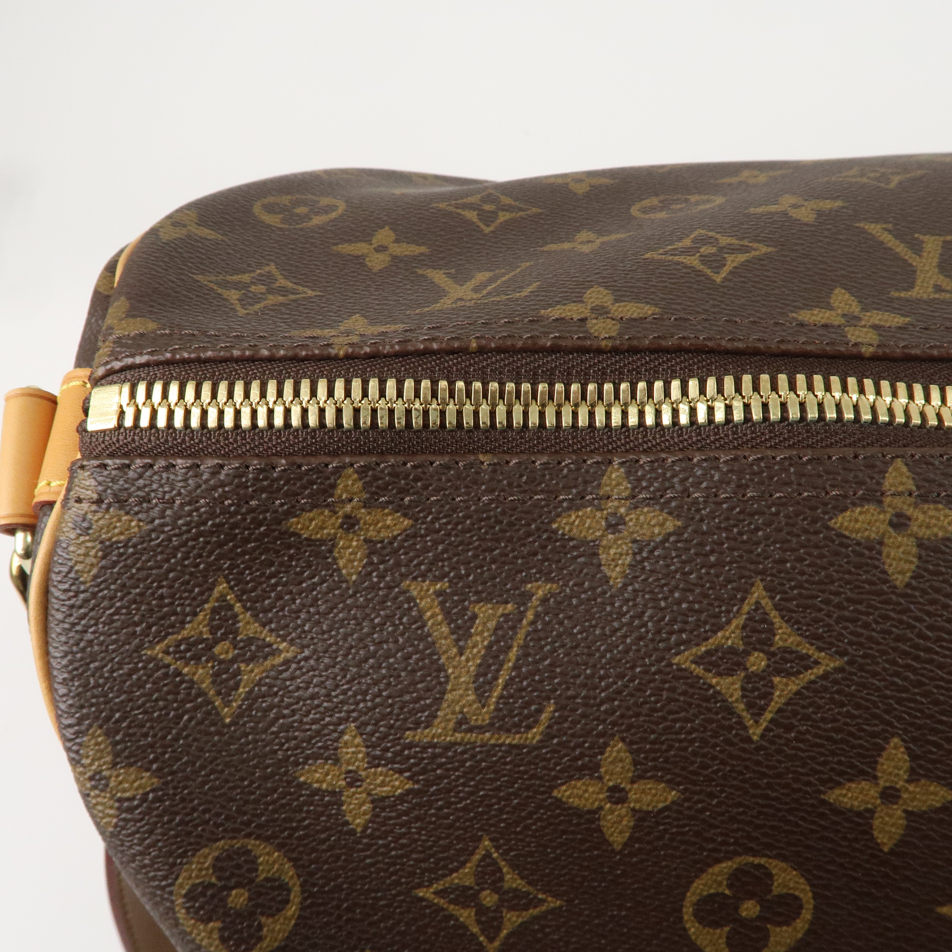 Louis Vuitton Monogram Keep All Bandouliere 60 Bag Brown M41412