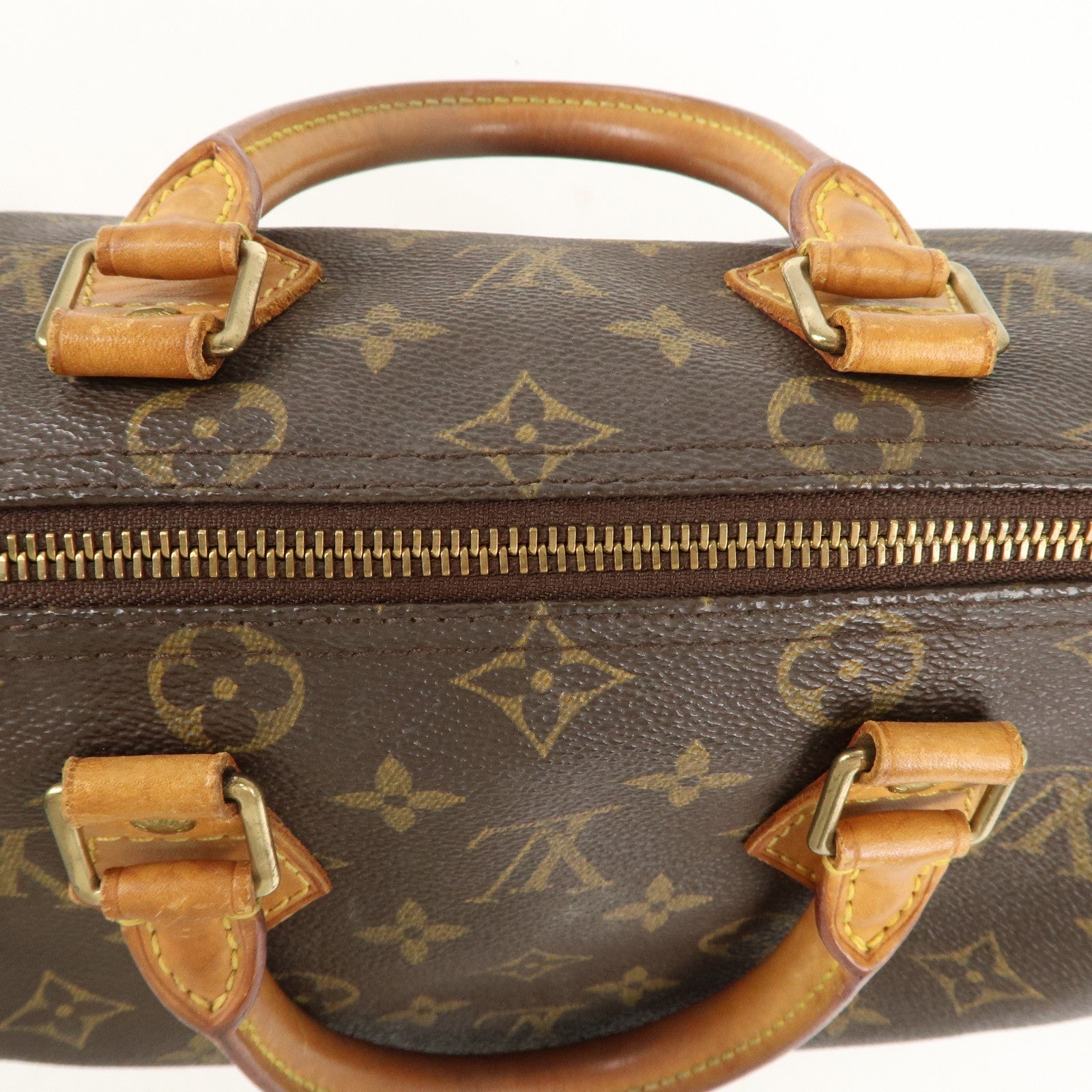 Louis Vuitton Monogram Speedy 25 Hand Bag Boston Bag M41528