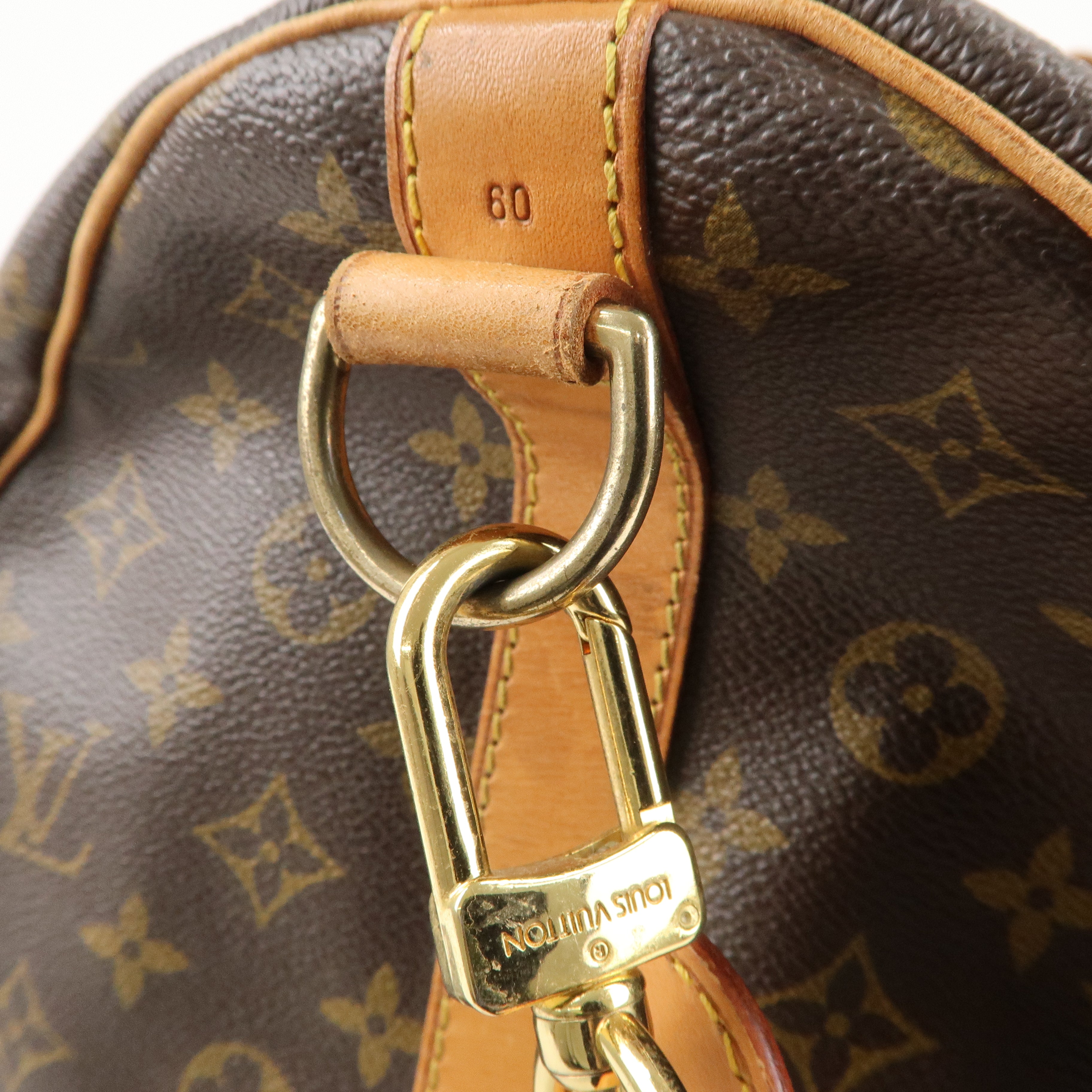 Louis Vuitton Monogram Keep All Bandouliere 60 Bag Brown M41412