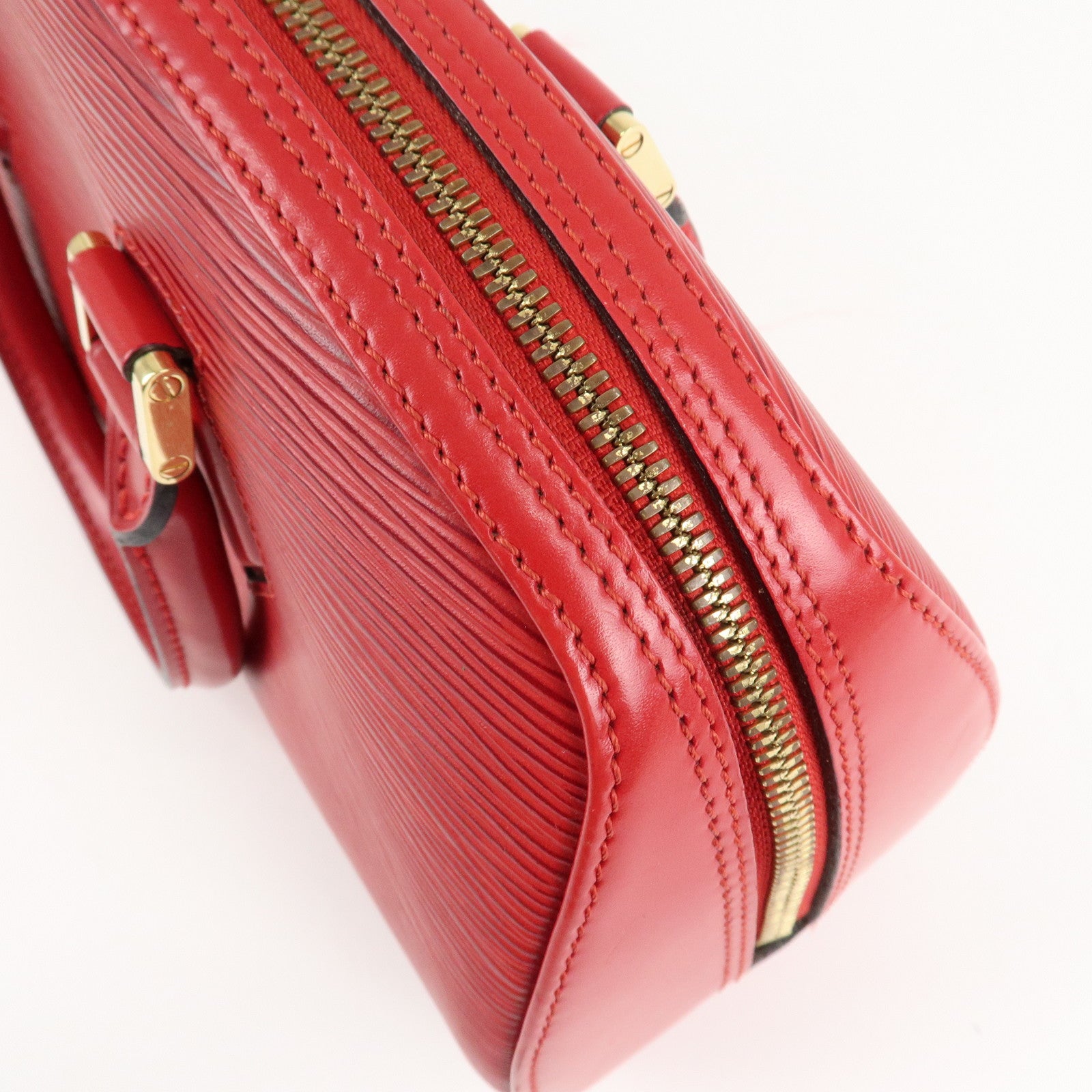 Louis Vuitton Epi Jasmine Hand Bag Castilian Red M52087