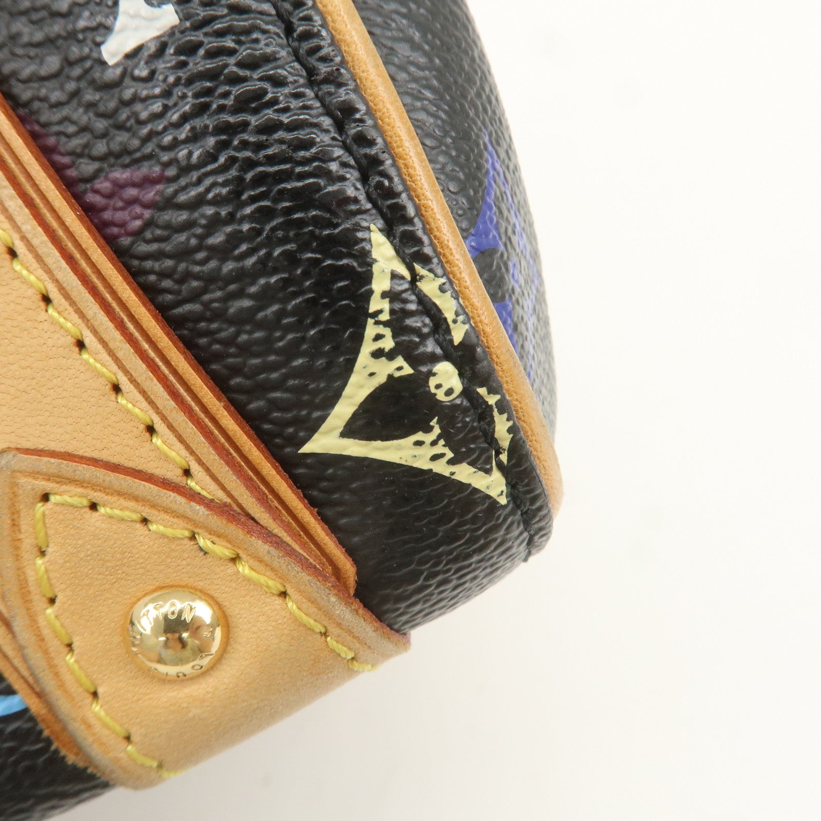 Louis Vuitton Monogram Multicolor Priscilla Hand Bag Noir M40097