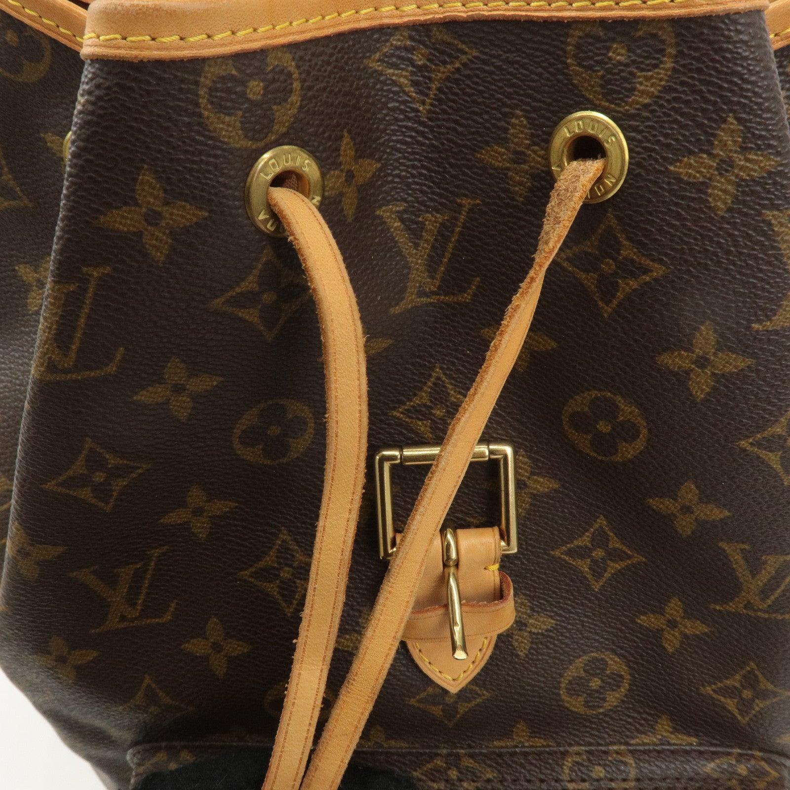 Louis Vuitton Monogram Montsouris GM Back Pack Brown M51135