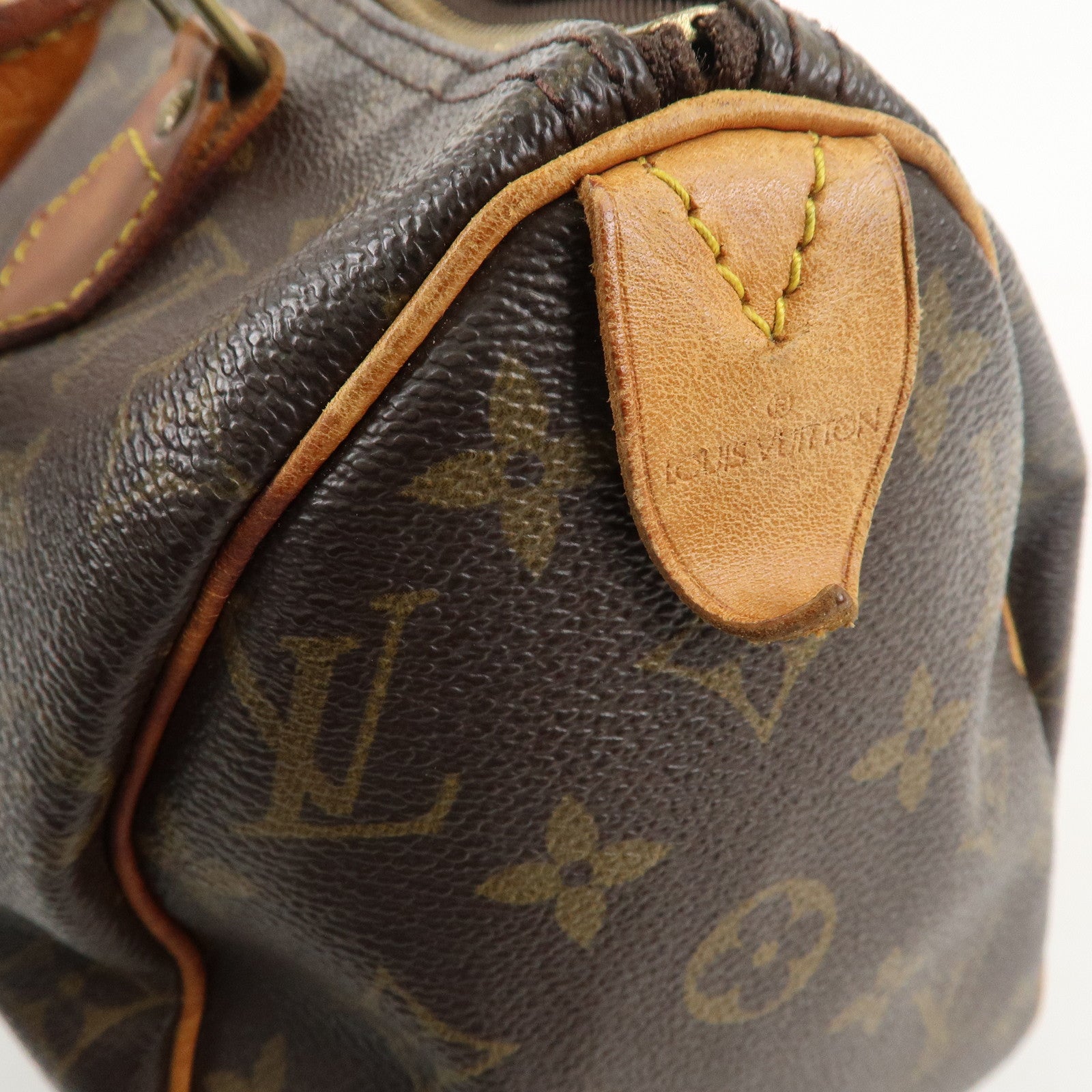 Louis Vuitton Monogram Speedy 25 Hand Bag Boston Bag M41528