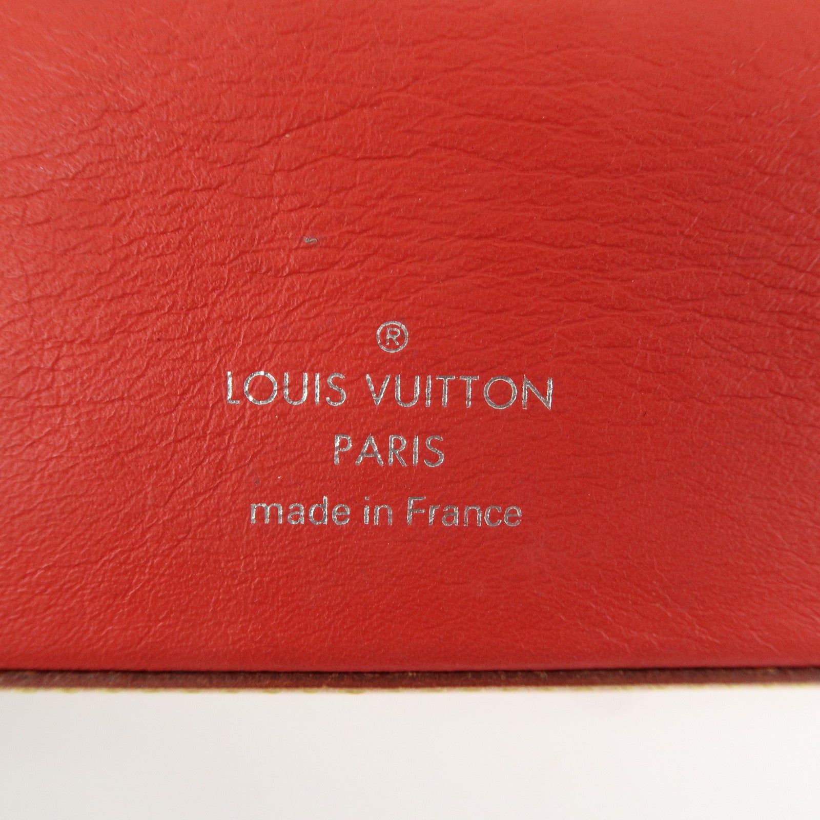 Louis Vuitton Monogram Trousse Elizabeth Pen Case Rouge GI0009