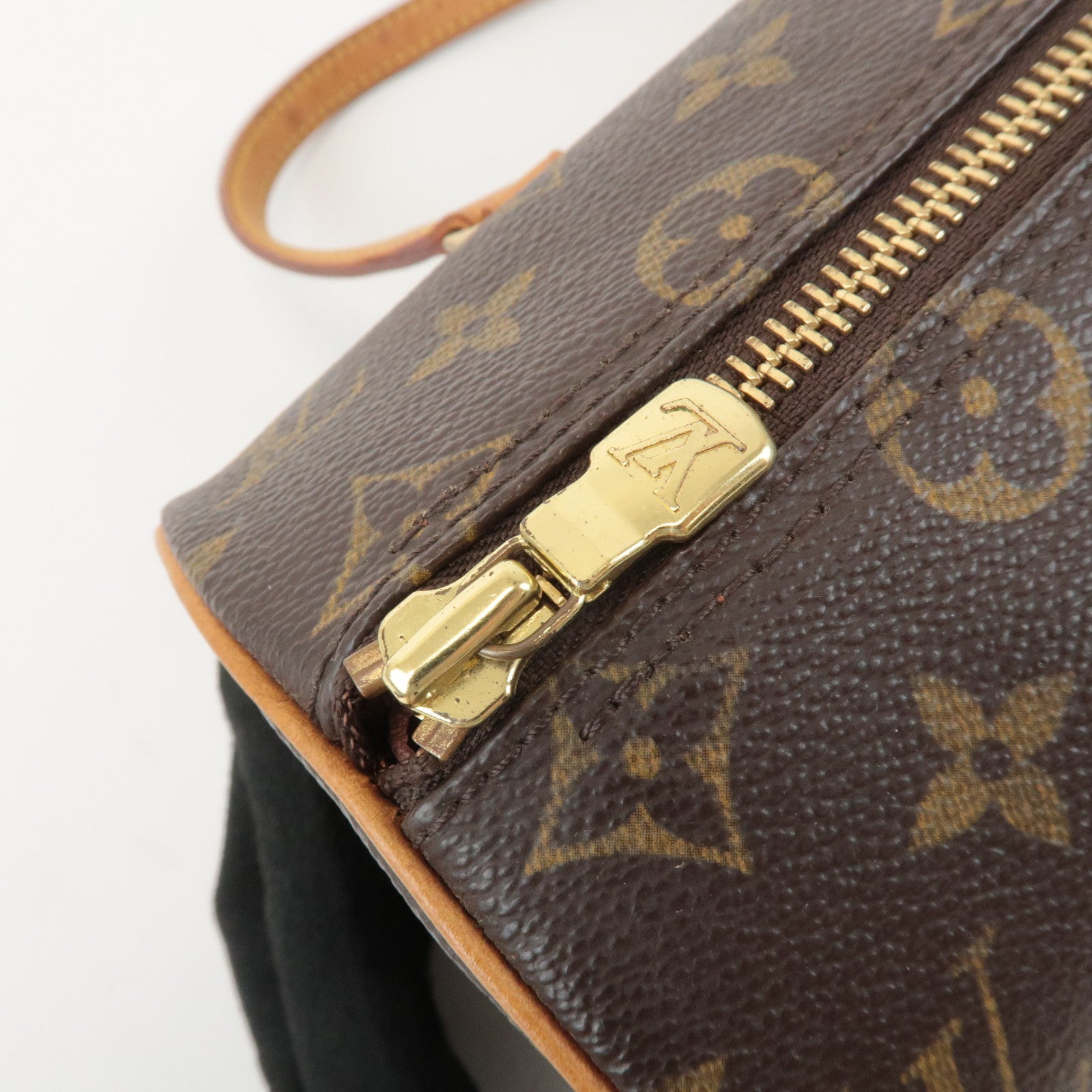 AuthLouis Vuitton Monogram Papillon 26 Hand Bag Brown New Style M51386