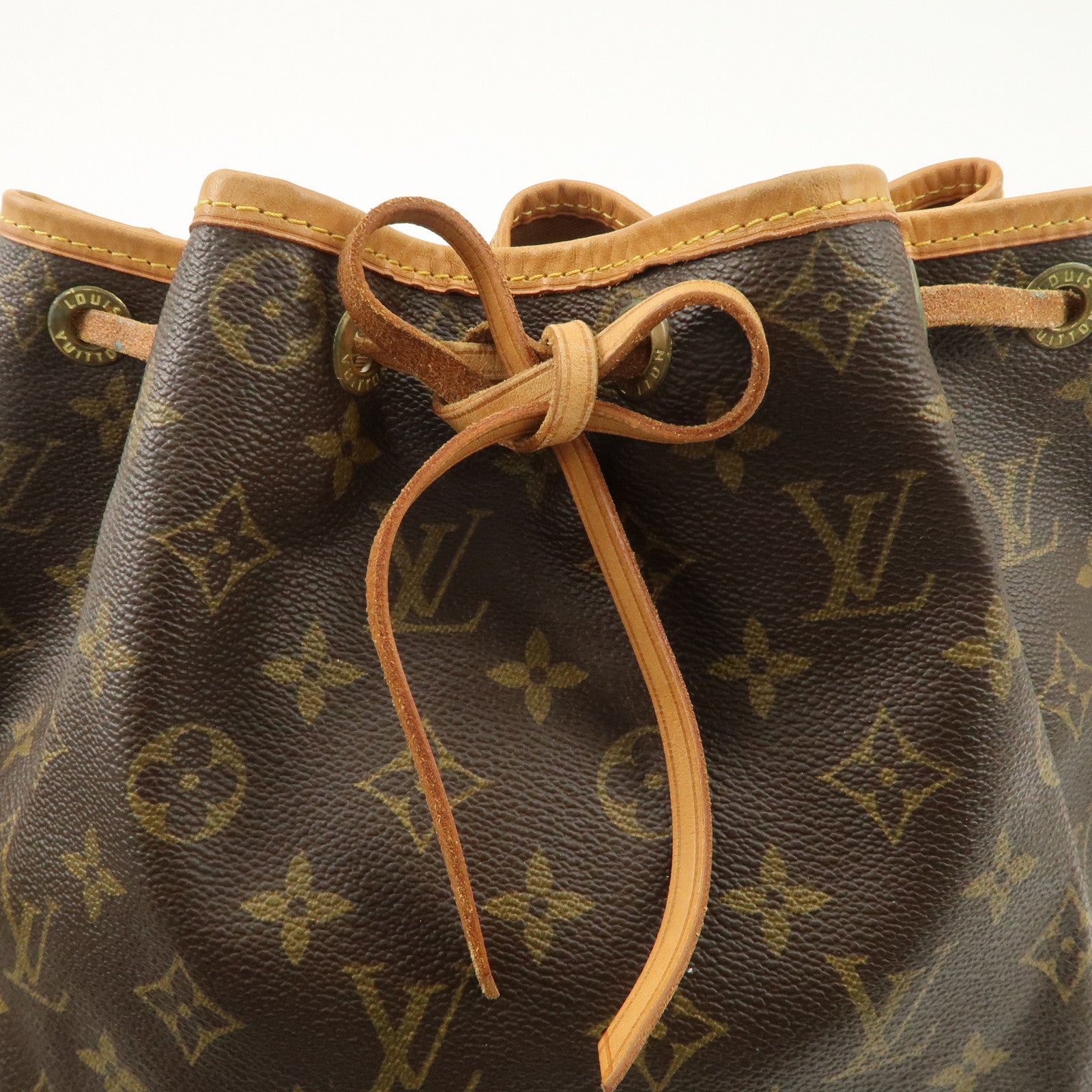 Louis Vuitton Monogram Noe Shoulder Bag Hand Bag Brown M42224 Used