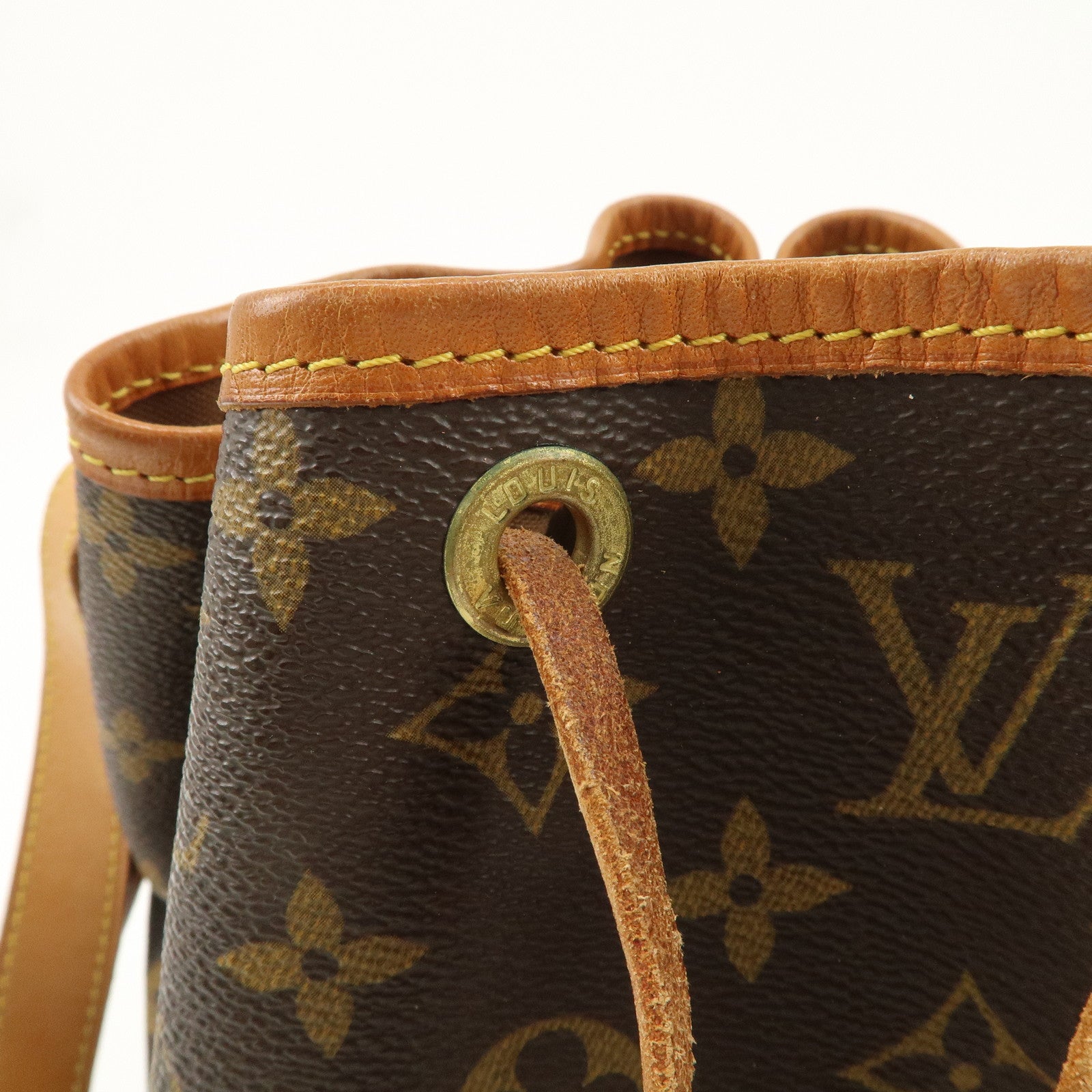 Louis Vuitton Monogram Petit Noe Shoulder Bag Brown M40818