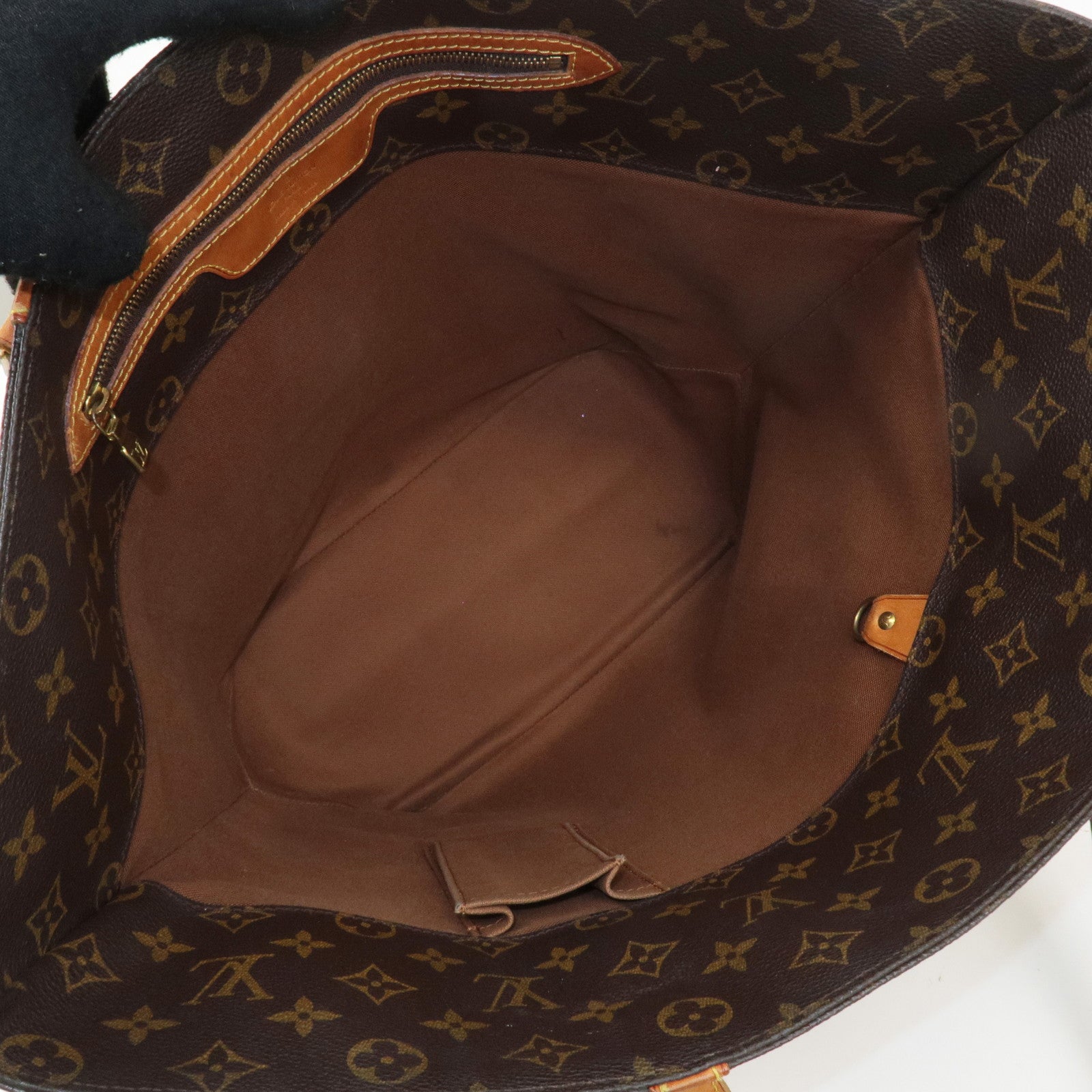 Louis Vuitton Monogram Sac Shopping Shoulder Bag Brown M51108