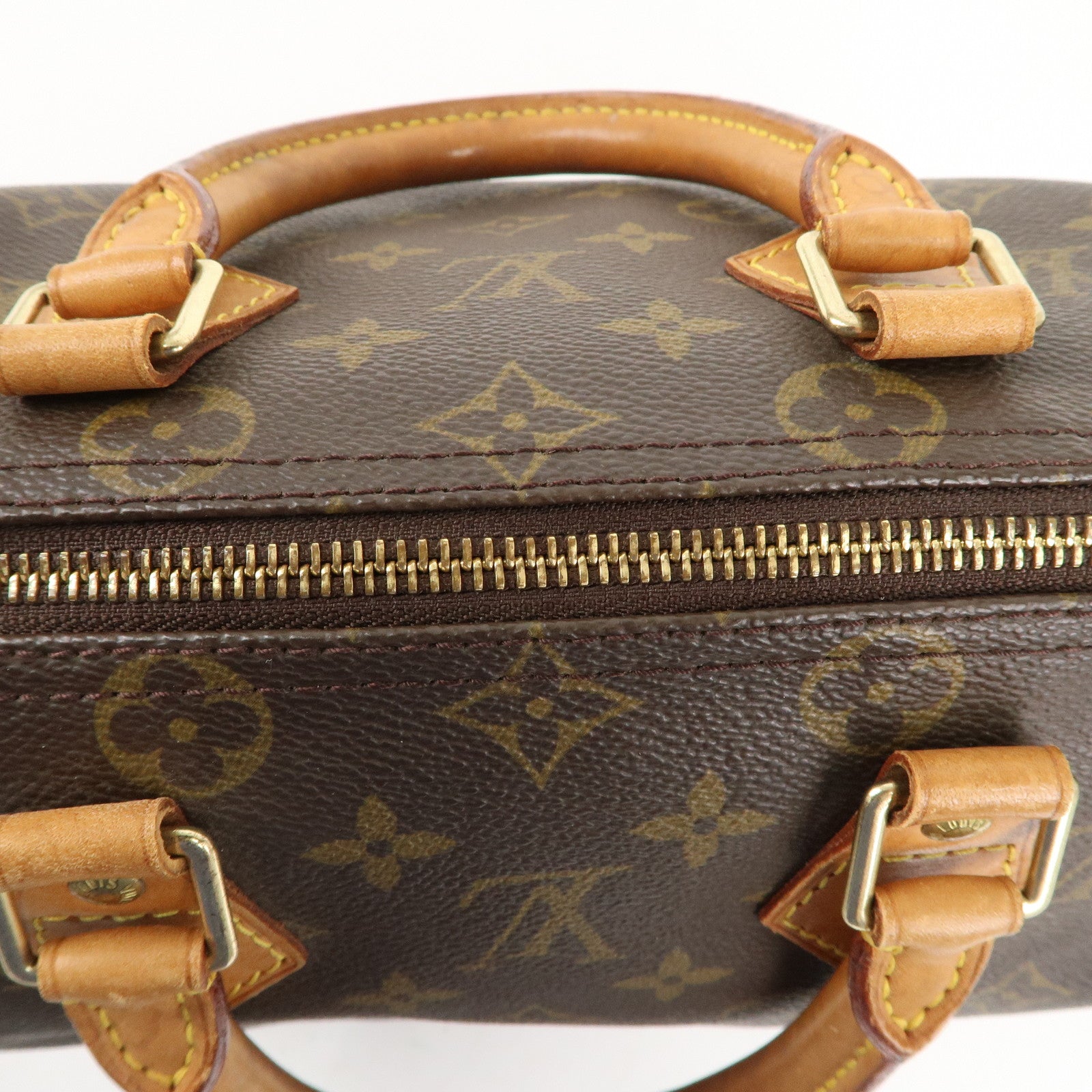 Louis Vuitton Monogram Speedy 25 Hand Bag Boston Bag M41528