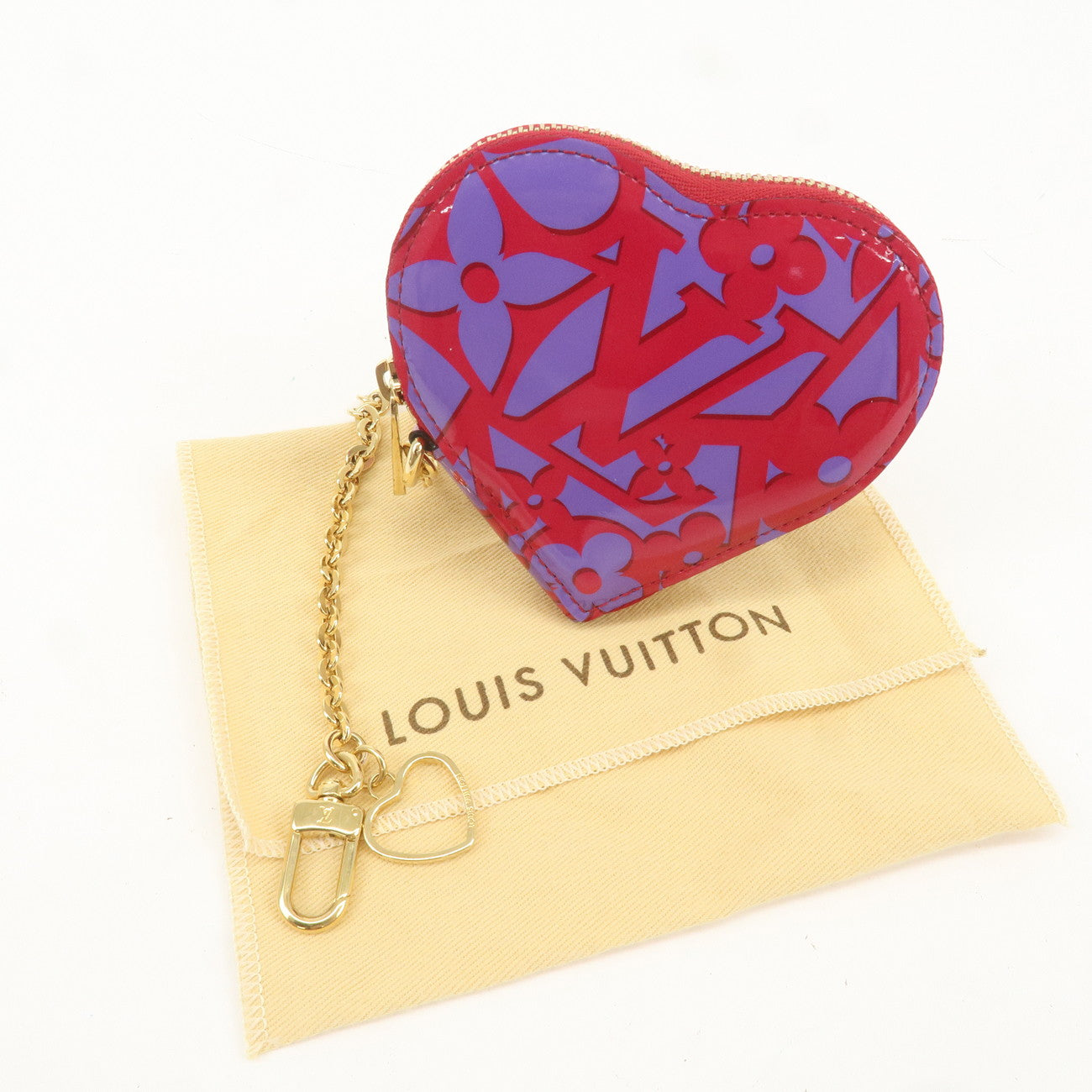 Louis Vuitton Monogram Sweet Porte Monnaie Coeur Coin Case M90132