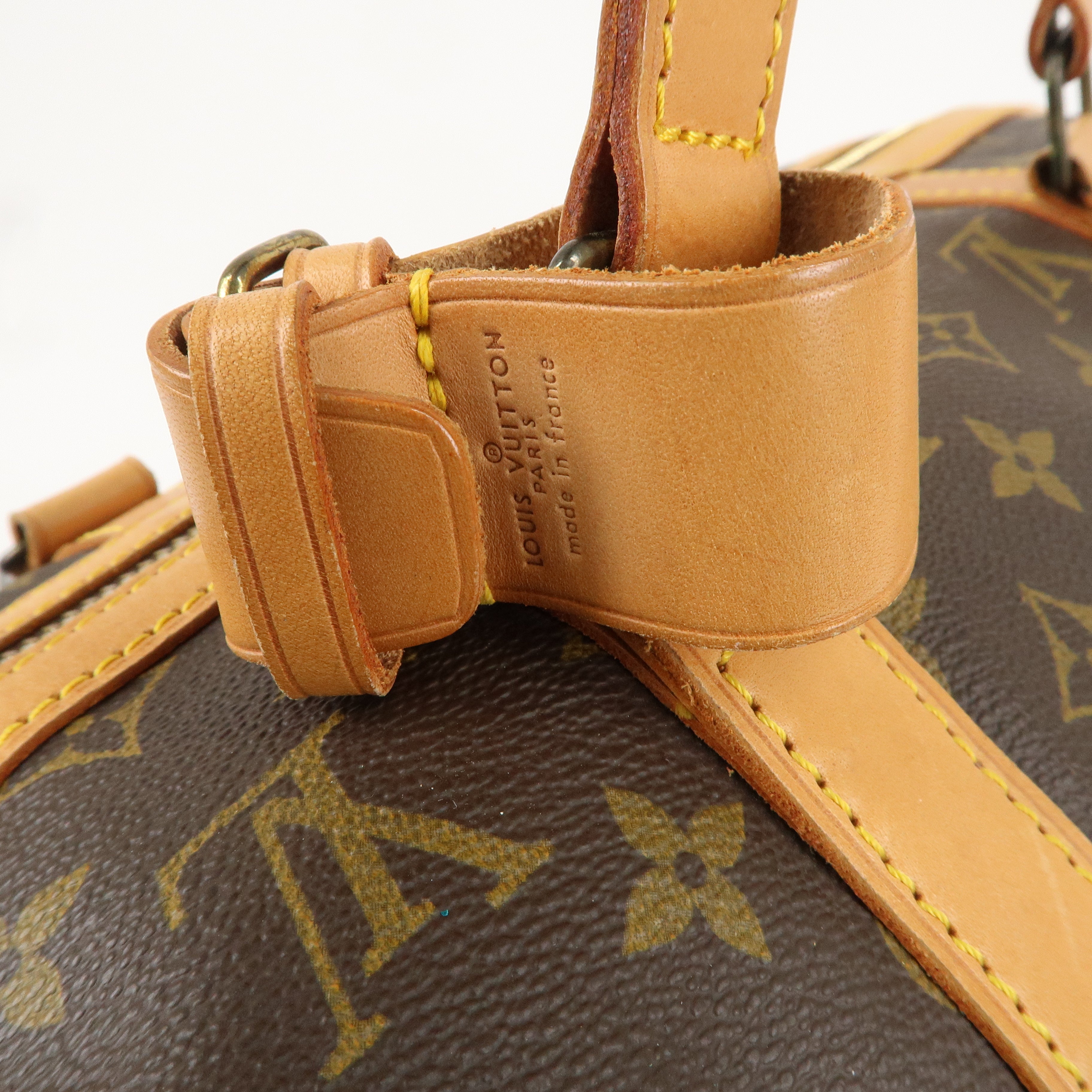 Louis Vuitton Monogram Sac Souple 45 Boston Bag Brown M41624