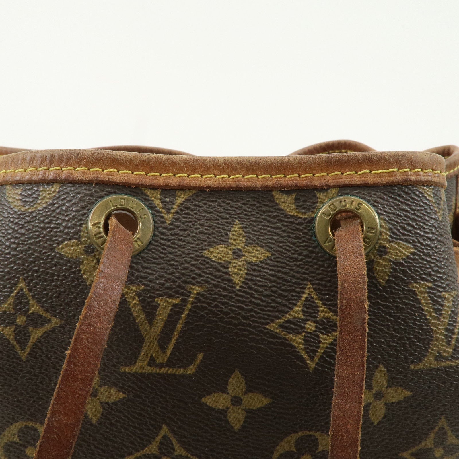 Louis Vuitton Monogram Noe Shoulder Bag Hand Bag Brown M42224 Used