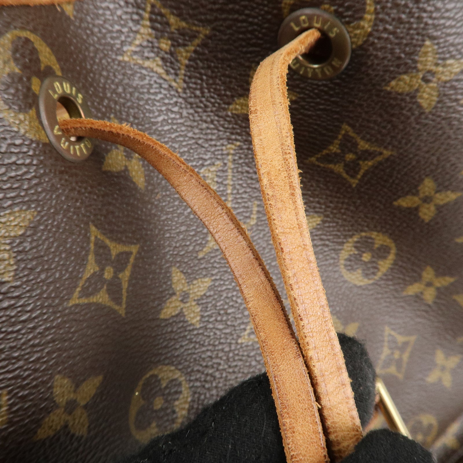 Louis Vuitton Monogram Montsouris GM Back Pack Brown M51135 Used