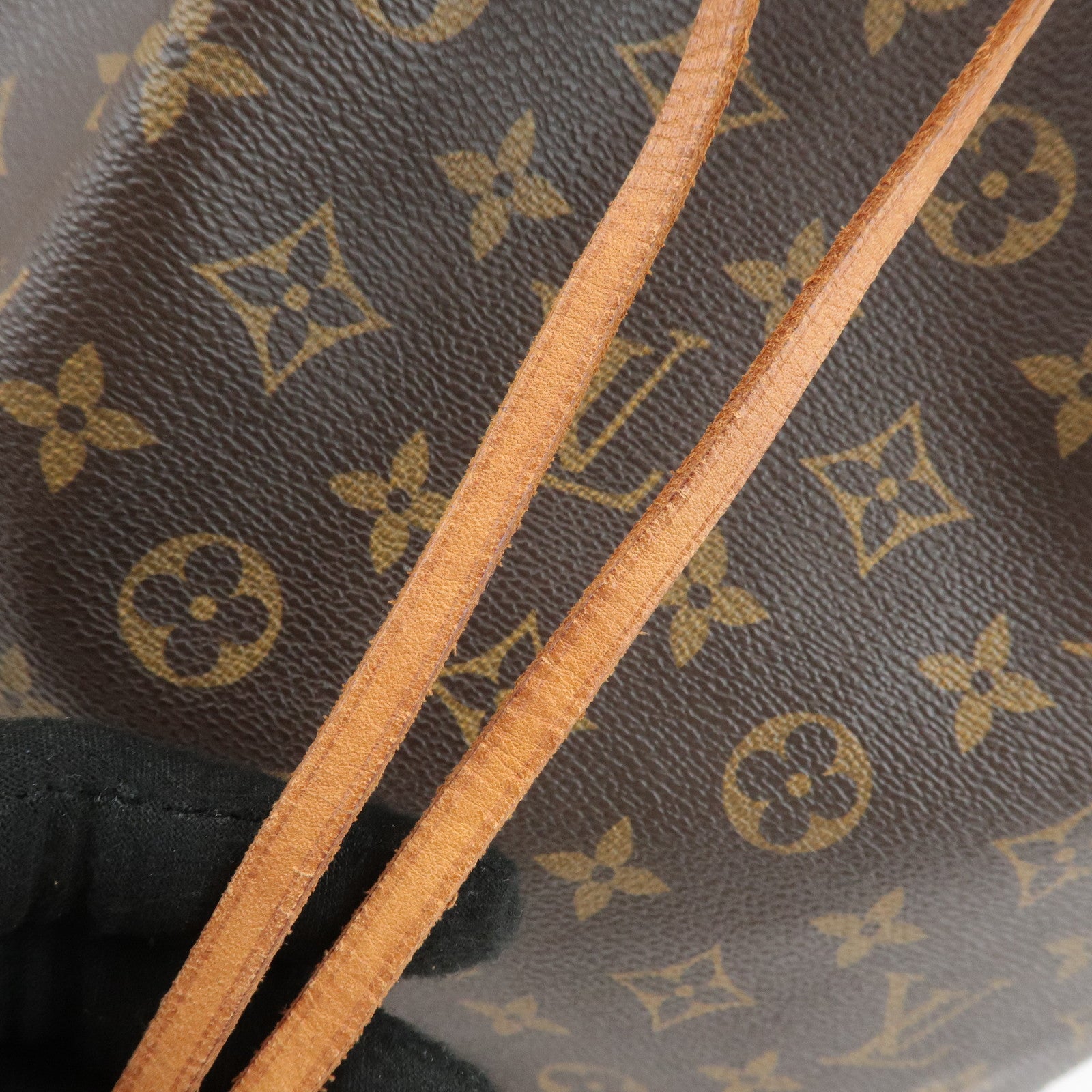 Louis Vuitton Monogram Noe Shoulder Bag Hand Bag Brown M42224 Used