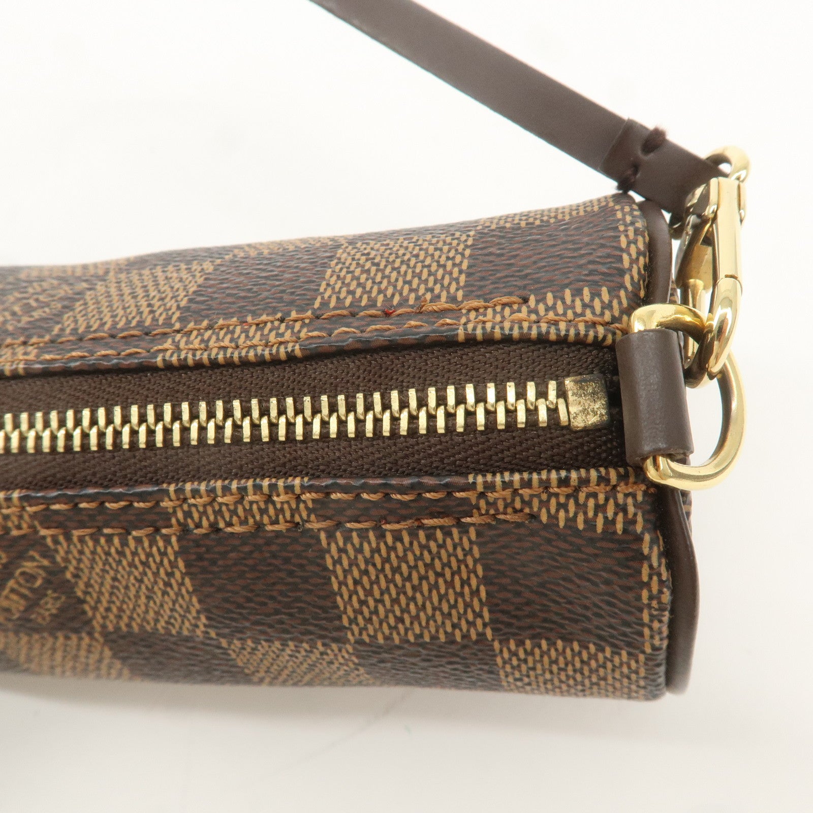 Louis Vuitton Damier Papillon Pouch For Papillon Bag Brown