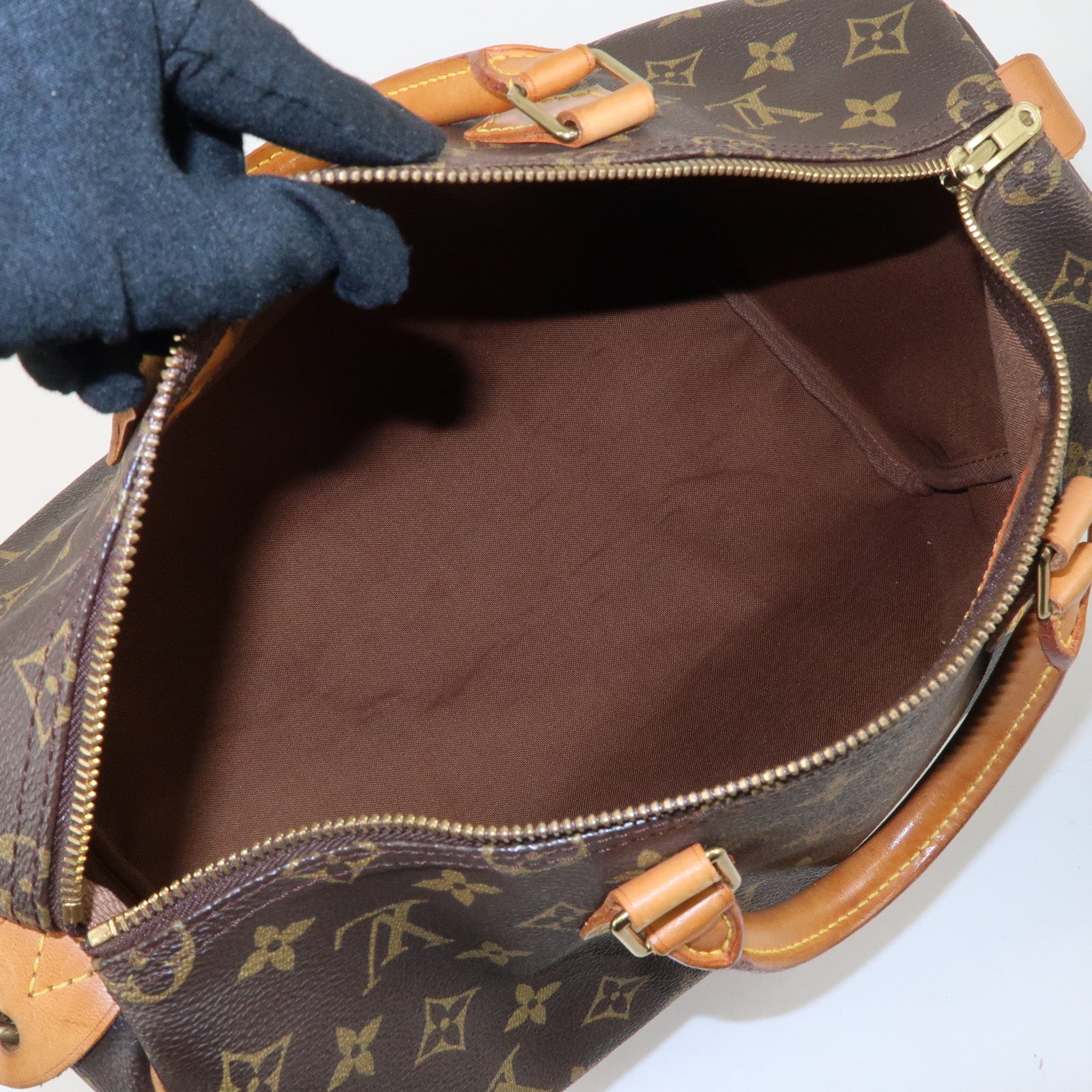 Louis Vuitton Monogram Speedy 35 Hand Bag Boston Bag M41524