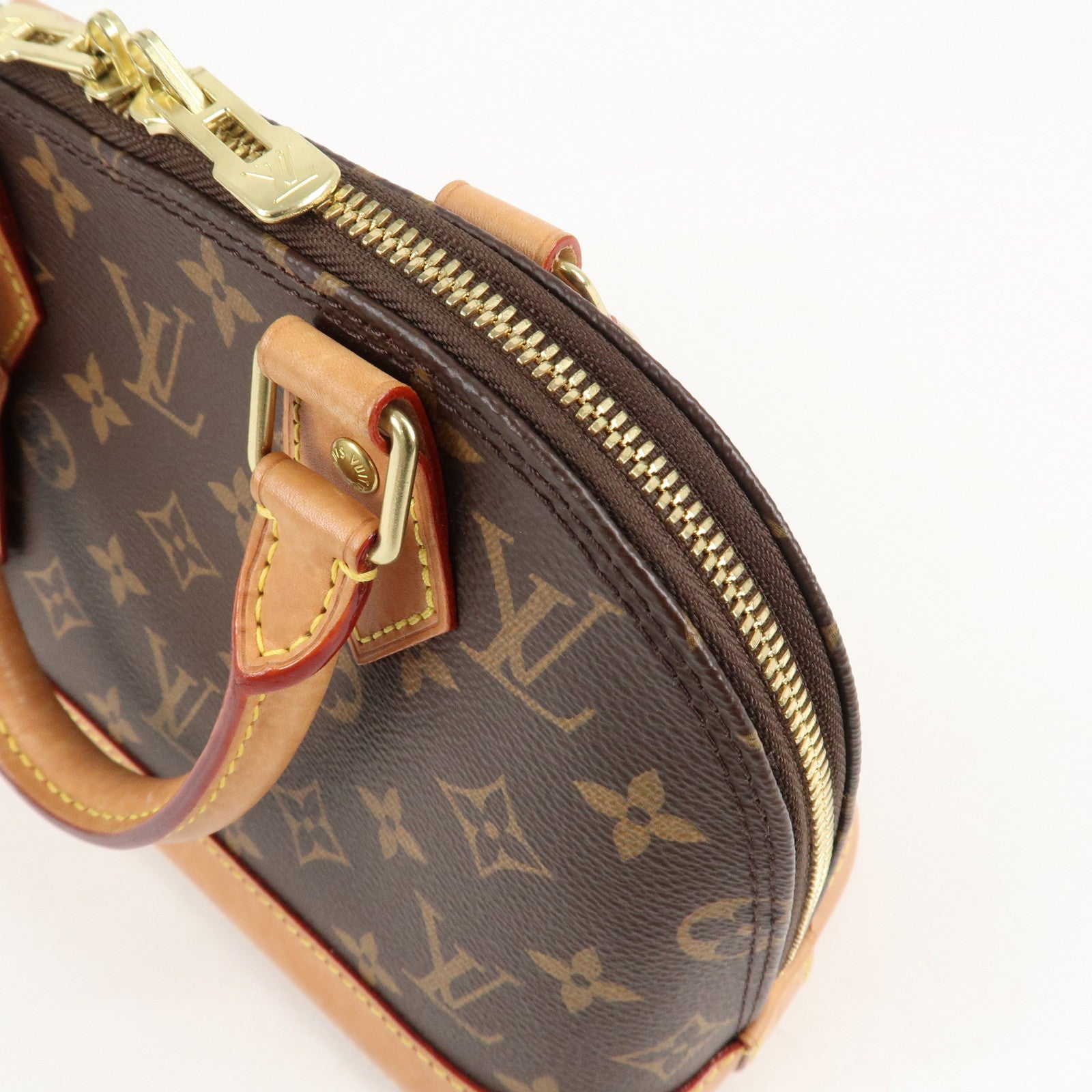 Louis Vuitton Monogram Alma BB 2 Way Hand Bag M53152 Used