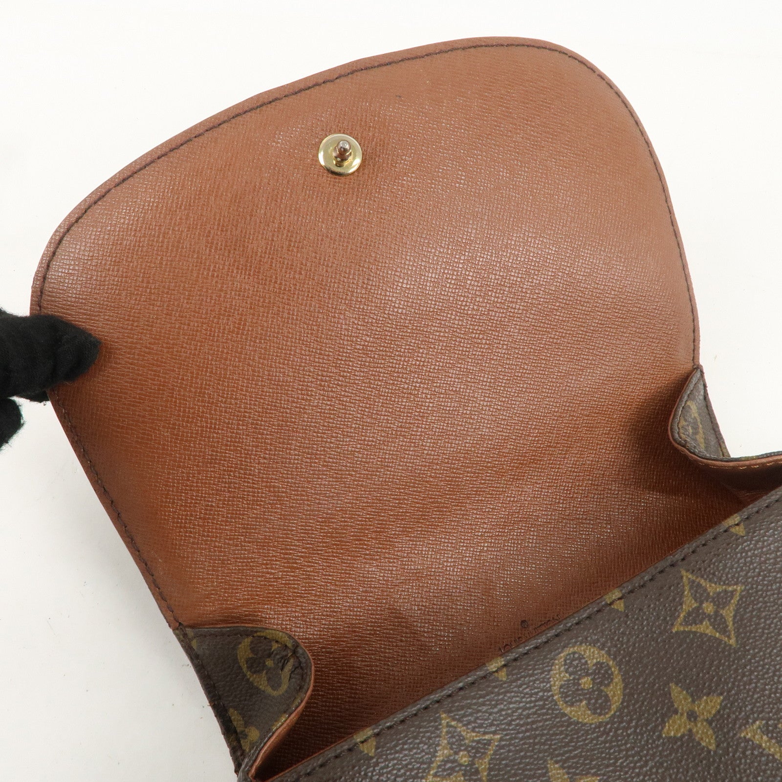 Louis Vuitton Monogram Saint Cloud MM Shoulder Bag Brown M51243