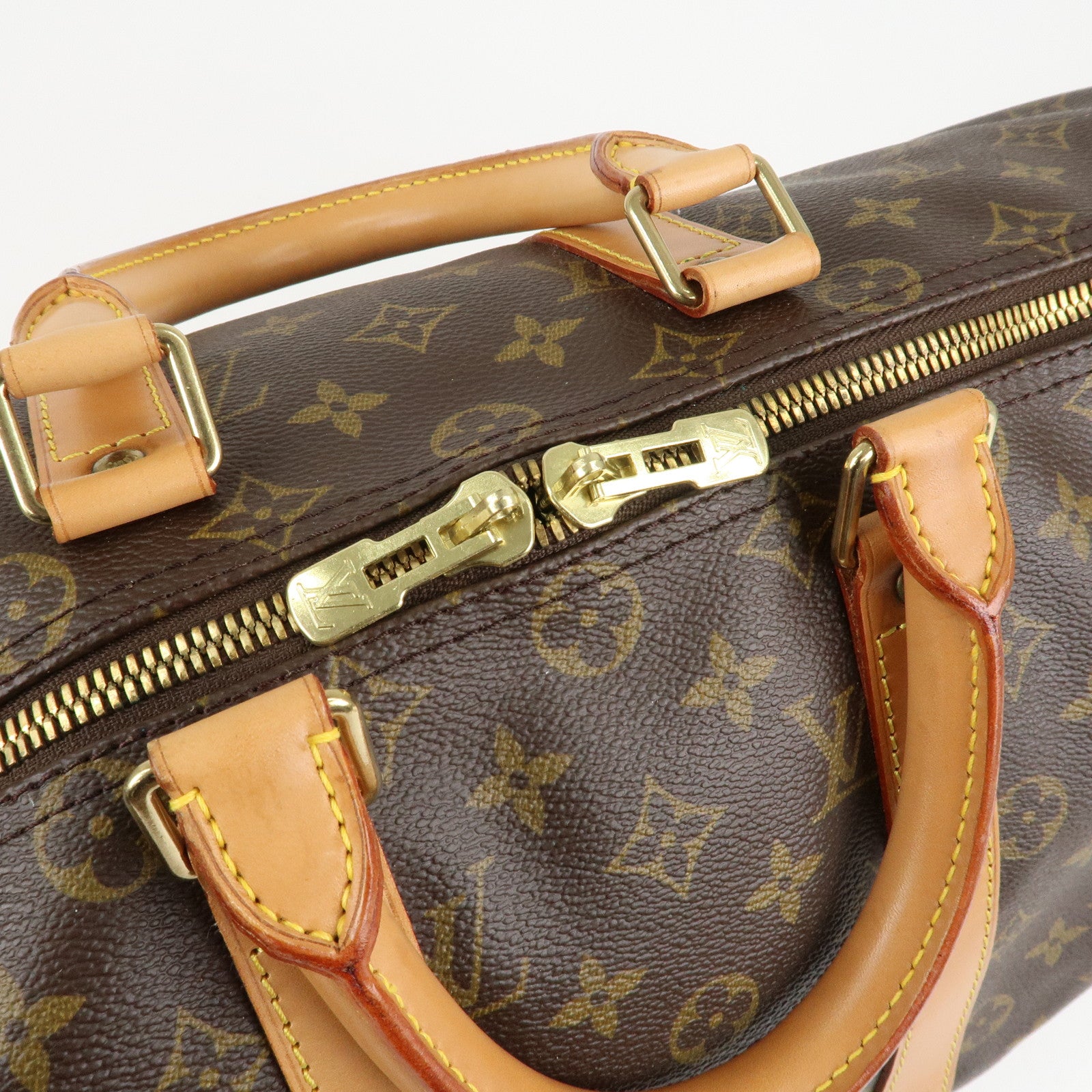 Louis Vuitton Monogram Keep All Bandouliere 45 Boston Bag M41418