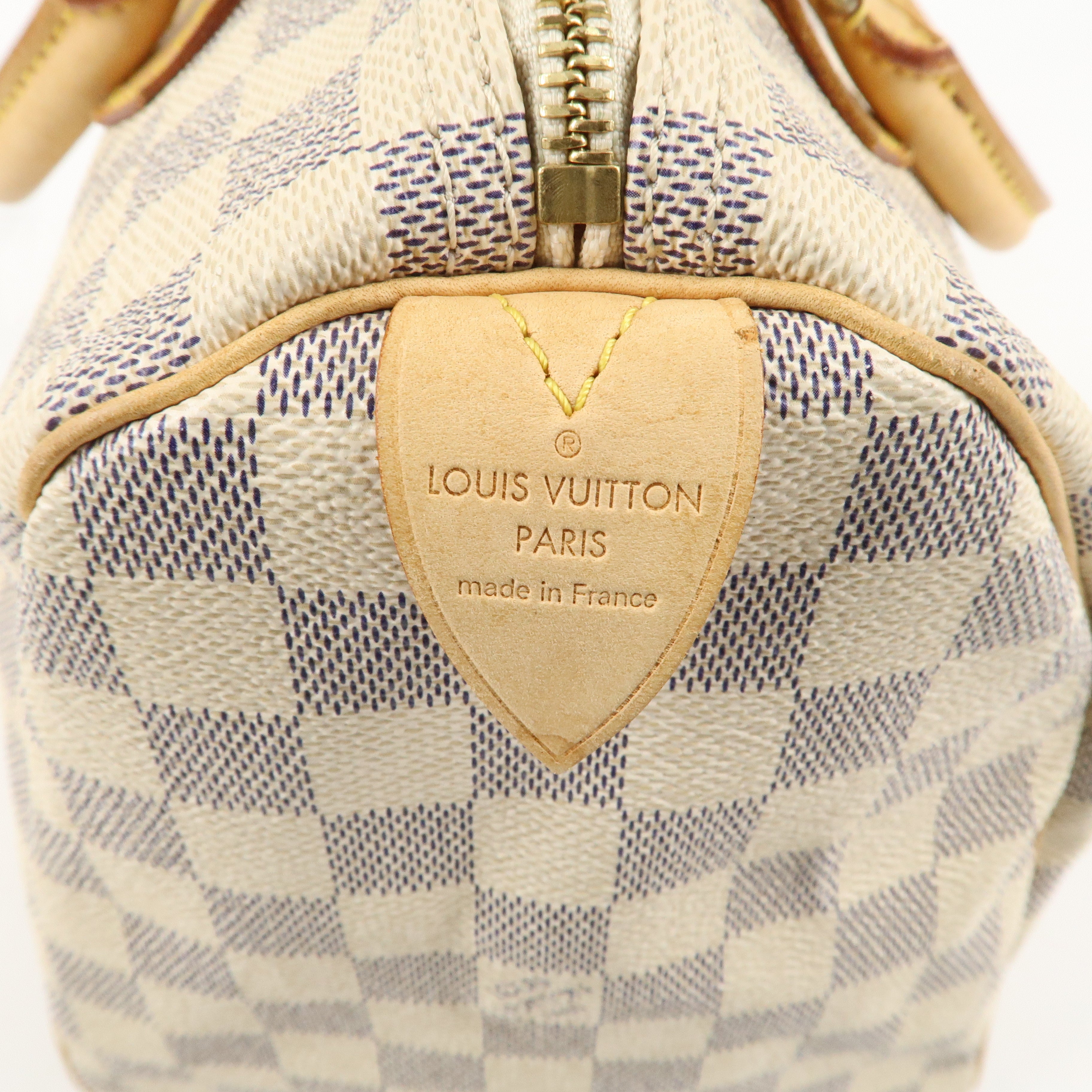 Louis Vuitton Damier Azur Speedy 30 Boston Hand Bag N41533